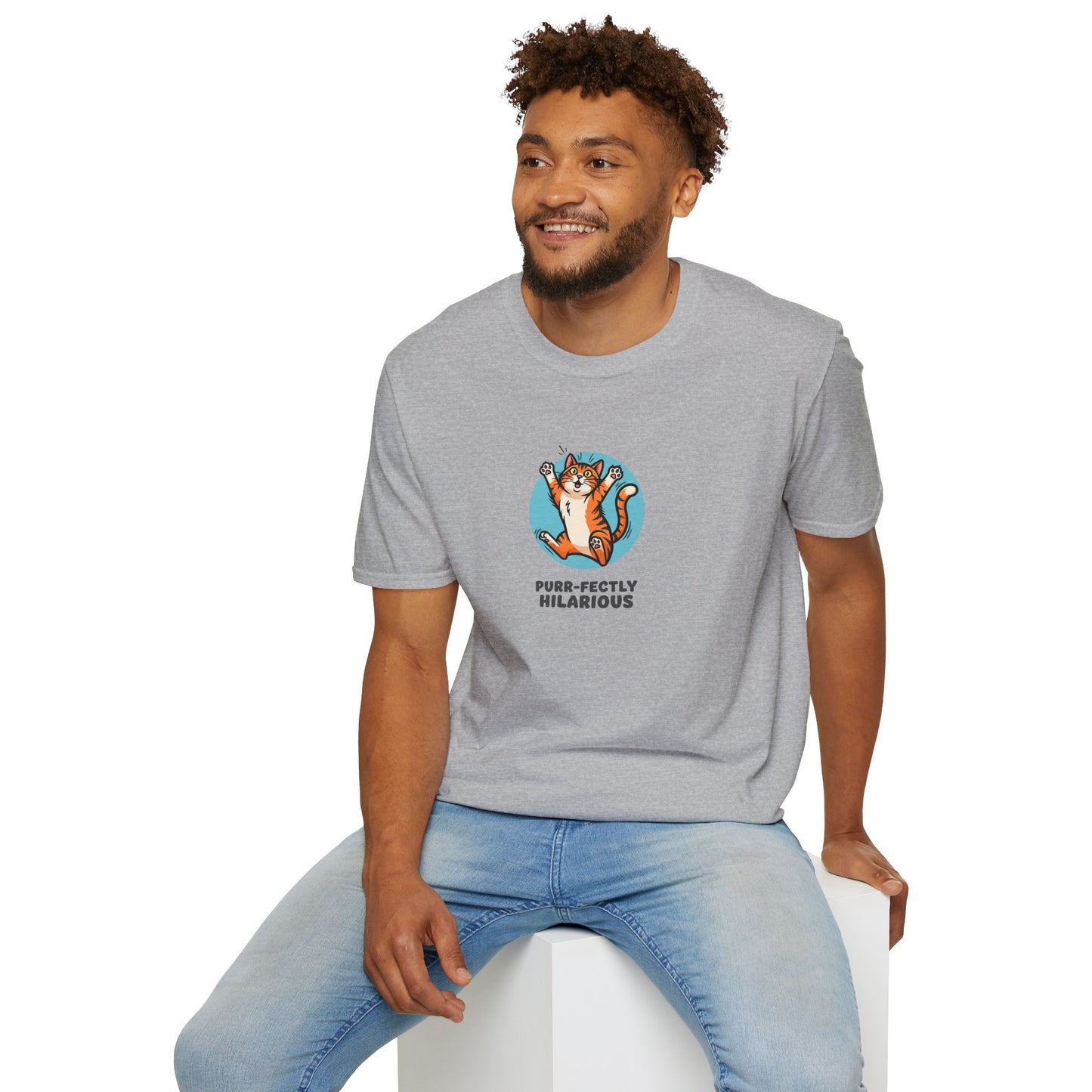 Purr-fectly Hilarious Cat T-Shirt