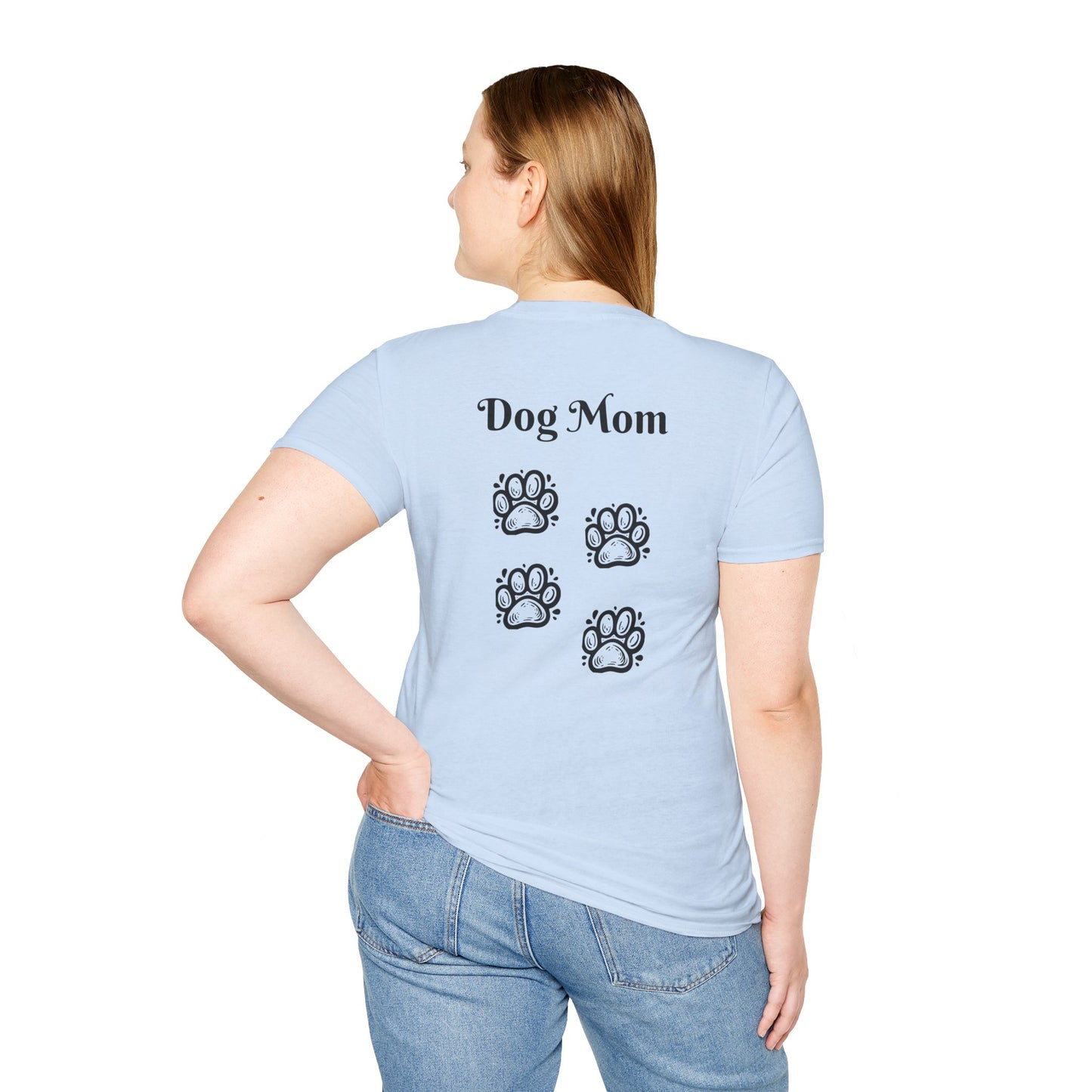 Dog Mom Front and Back print
