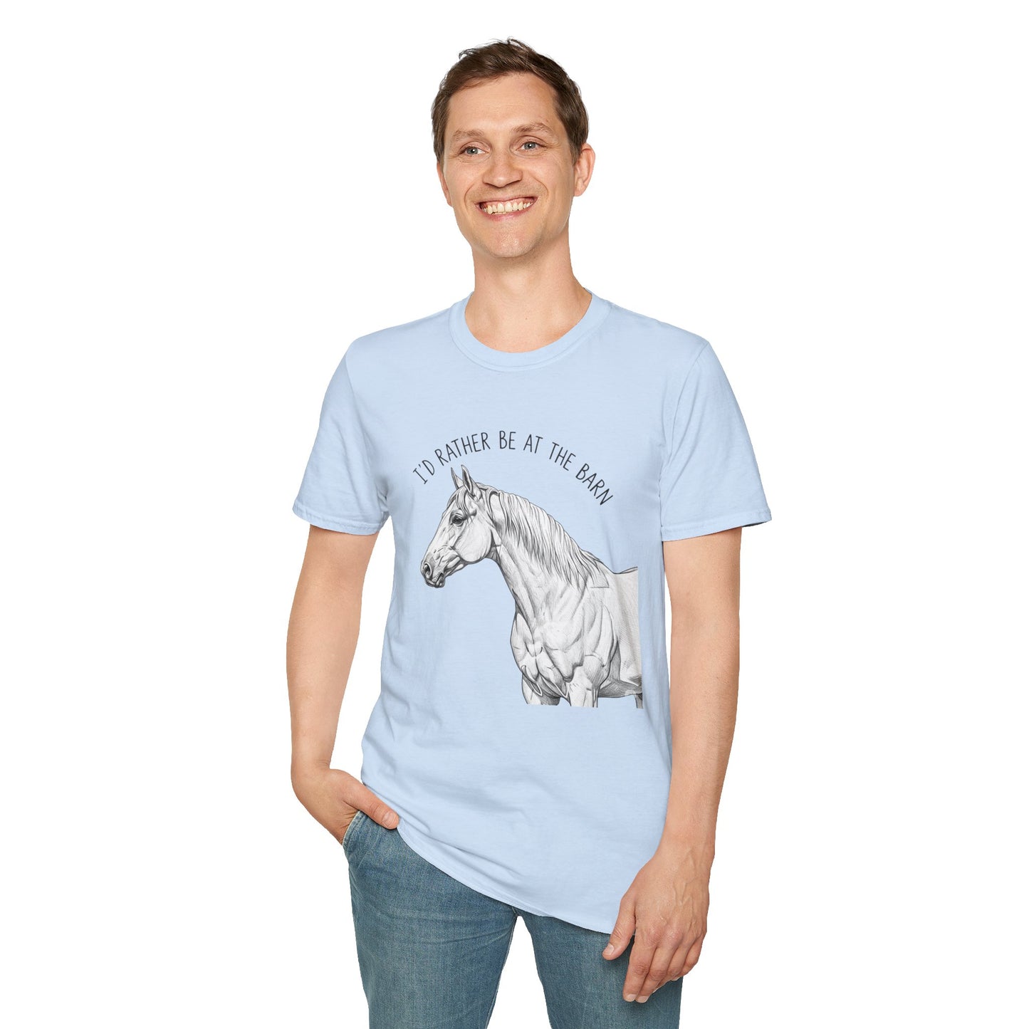 I'd Rather Be At The Barn Tee
