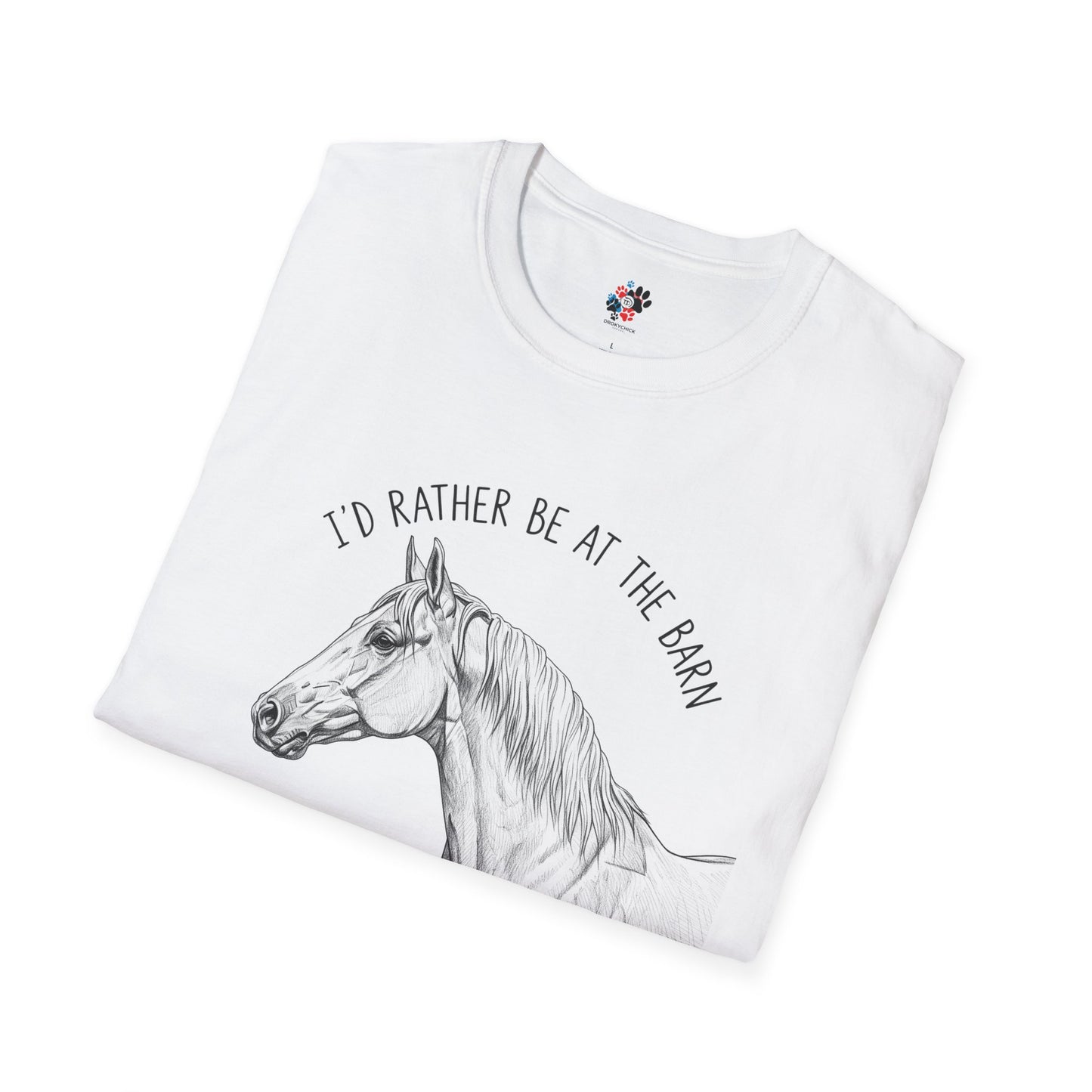 I'd Rather Be At The Barn Tee