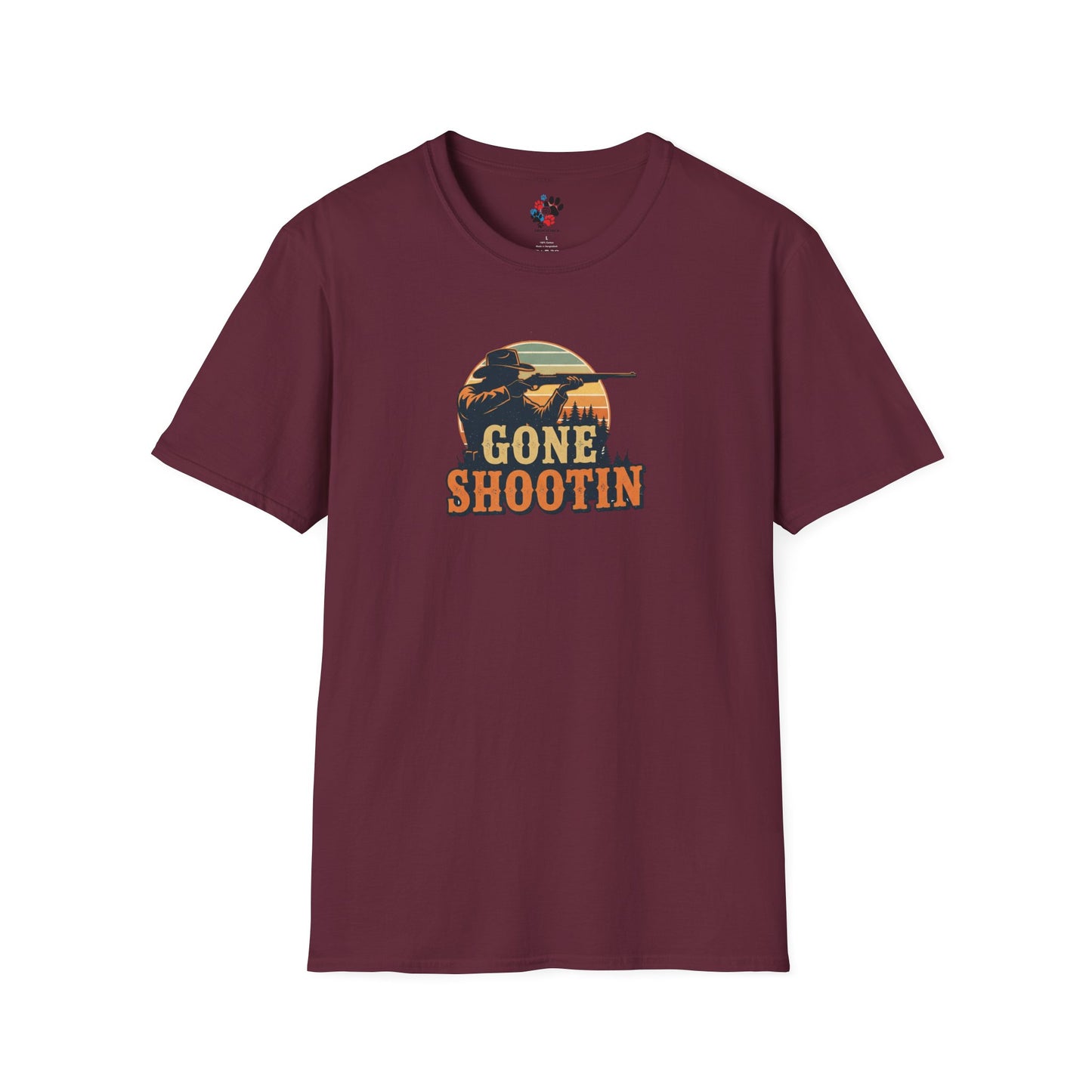 Gone Shootin'Softstyle T-Shirt - Outdoorsy Tee