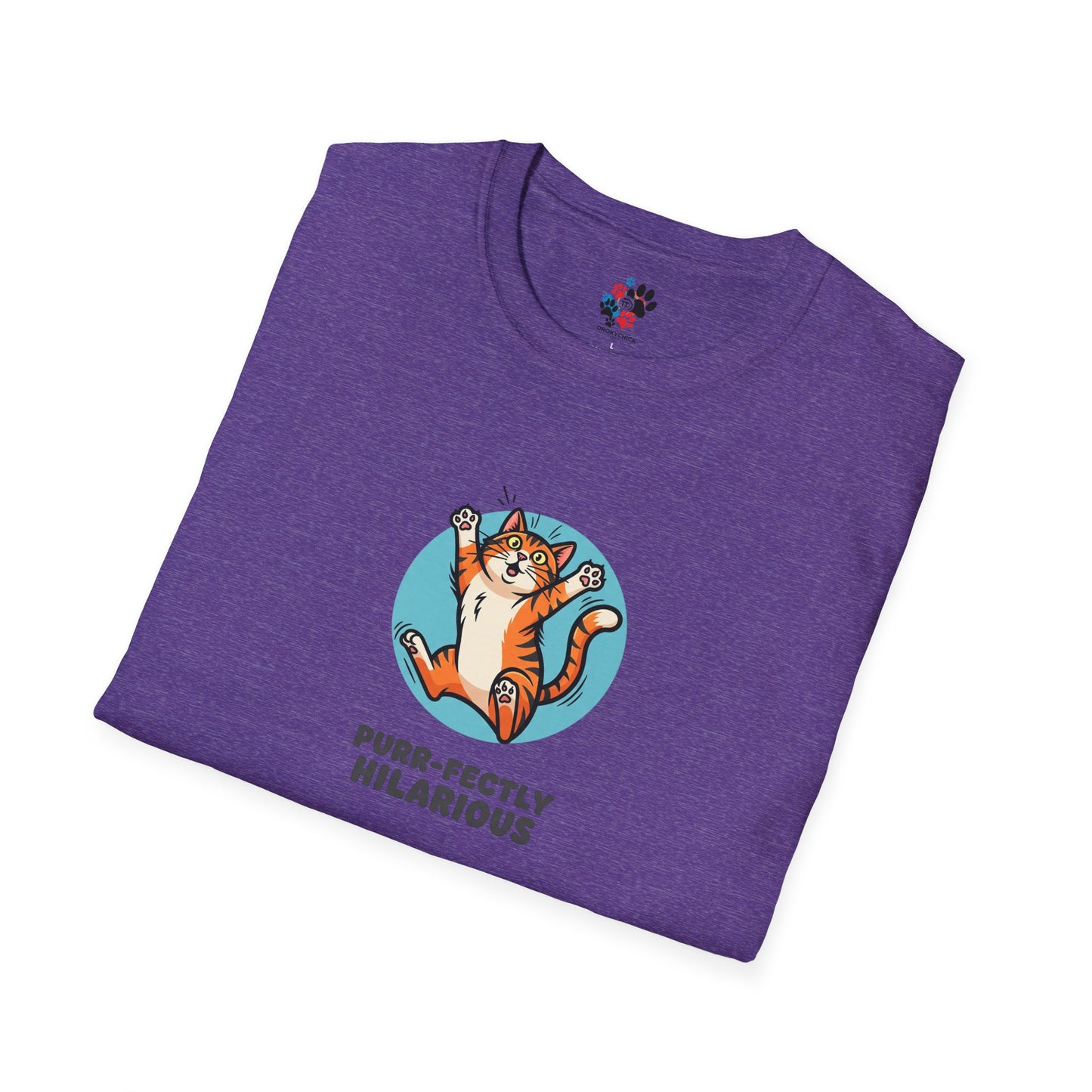 Purr-fectly Hilarious Cat T-Shirt