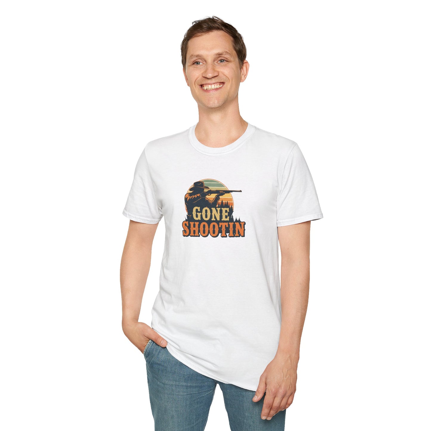 Gone Shootin'Softstyle T-Shirt - Outdoorsy Tee