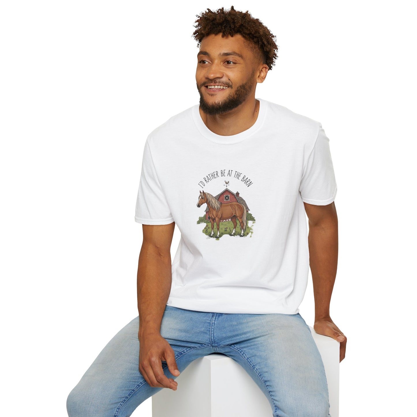 Horse Lover's Softstyle T-Shirt - Perfect for Farm Days