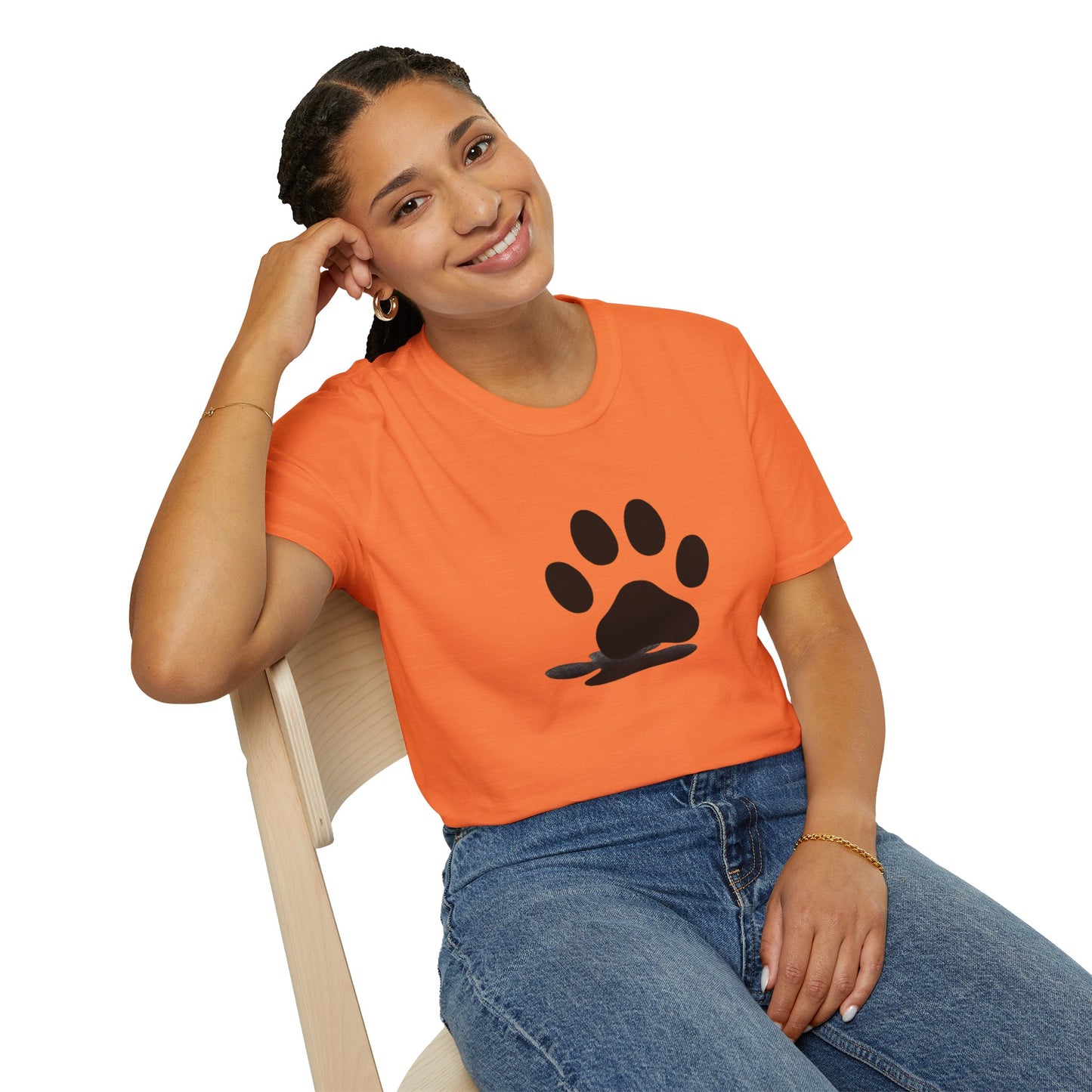 Paw Print Graphic T-Shirt