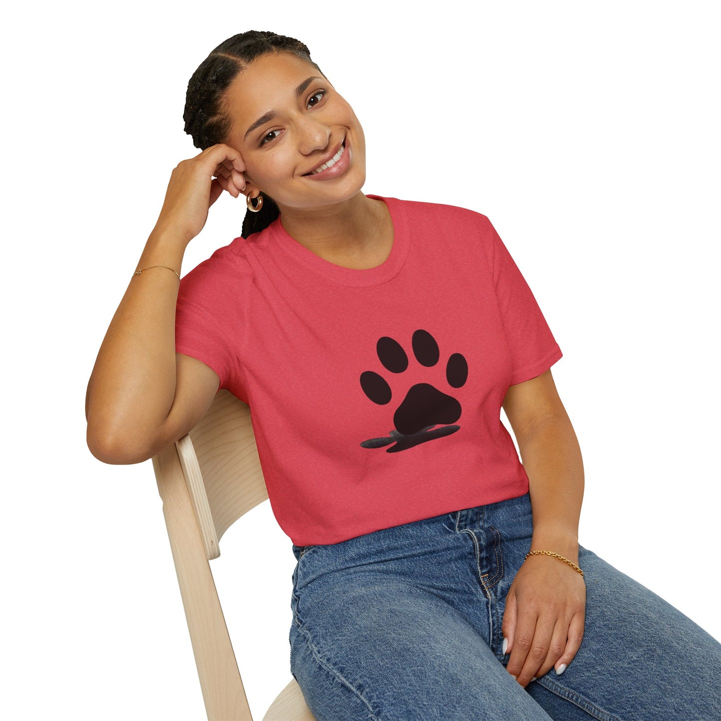 Paw Print Graphic T-Shirt