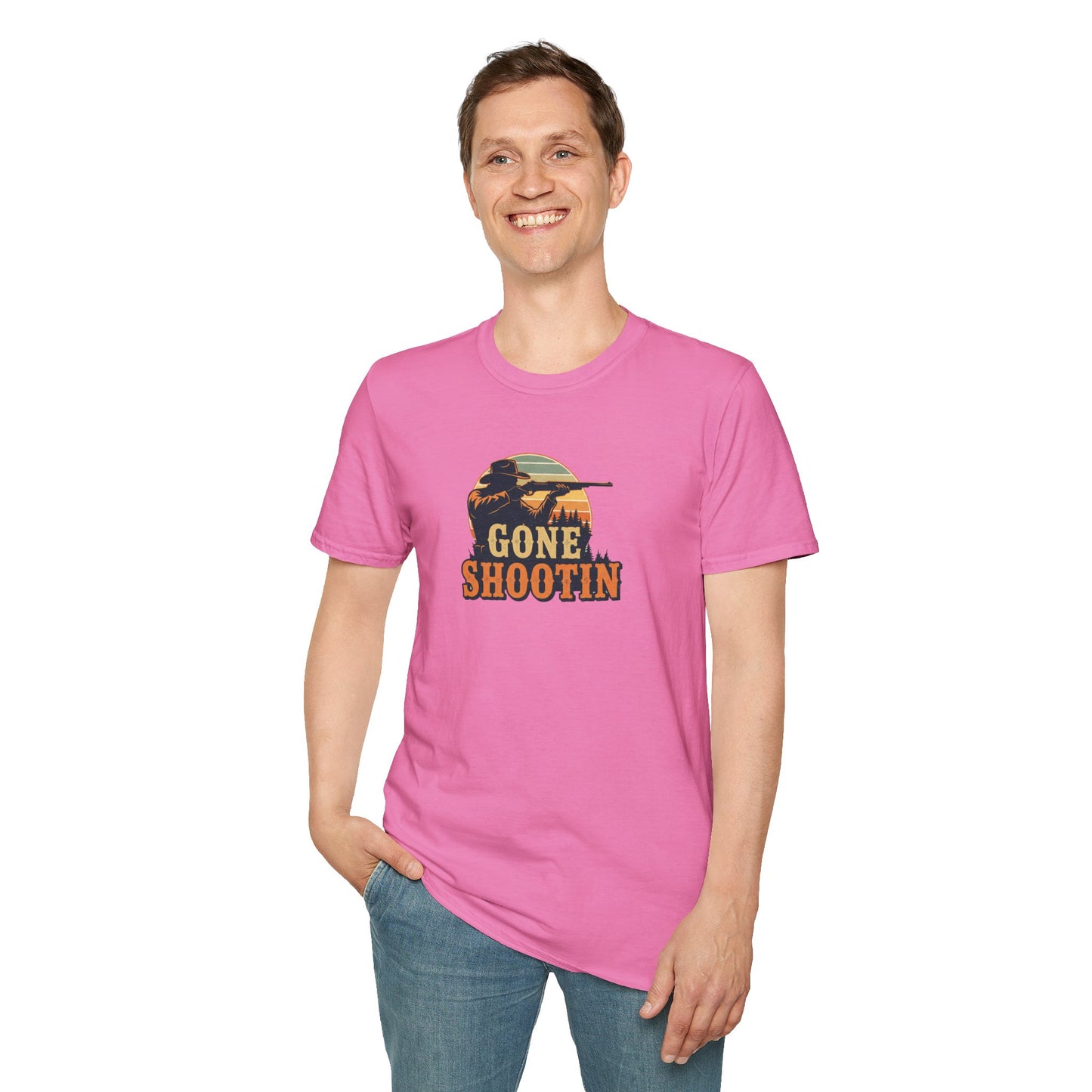 Gone Shootin'Softstyle T-Shirt - Outdoorsy Tee