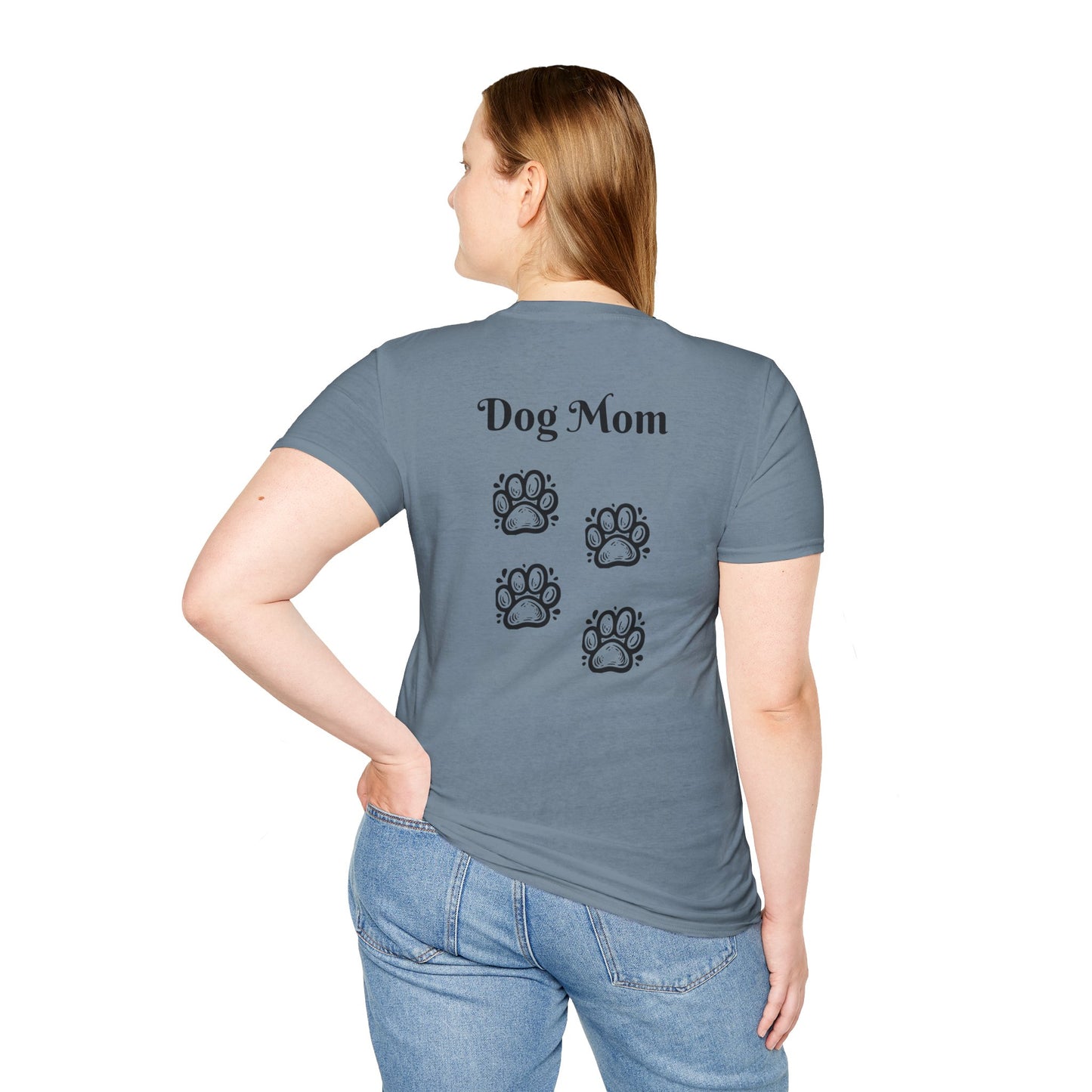 Dog Mom Front and Back print