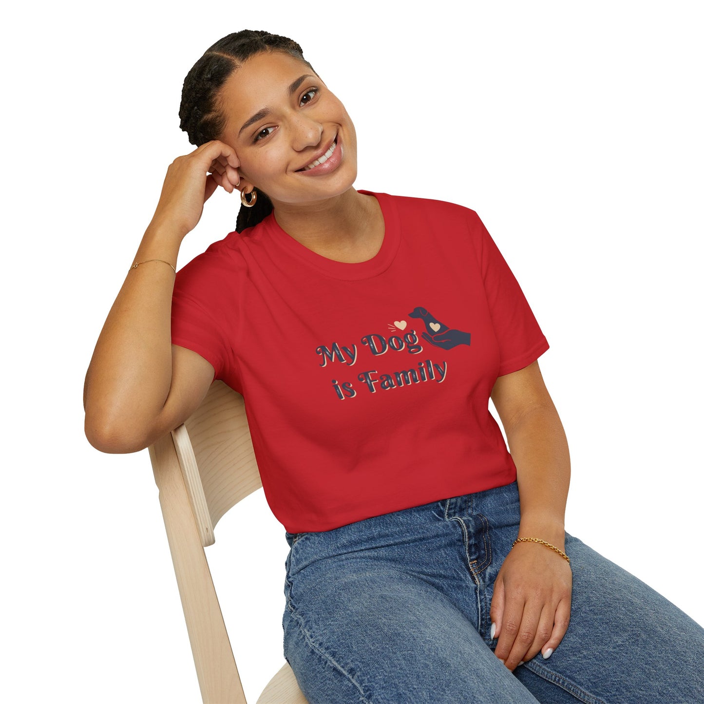 My Dog is Family Softstyle T-Shirt