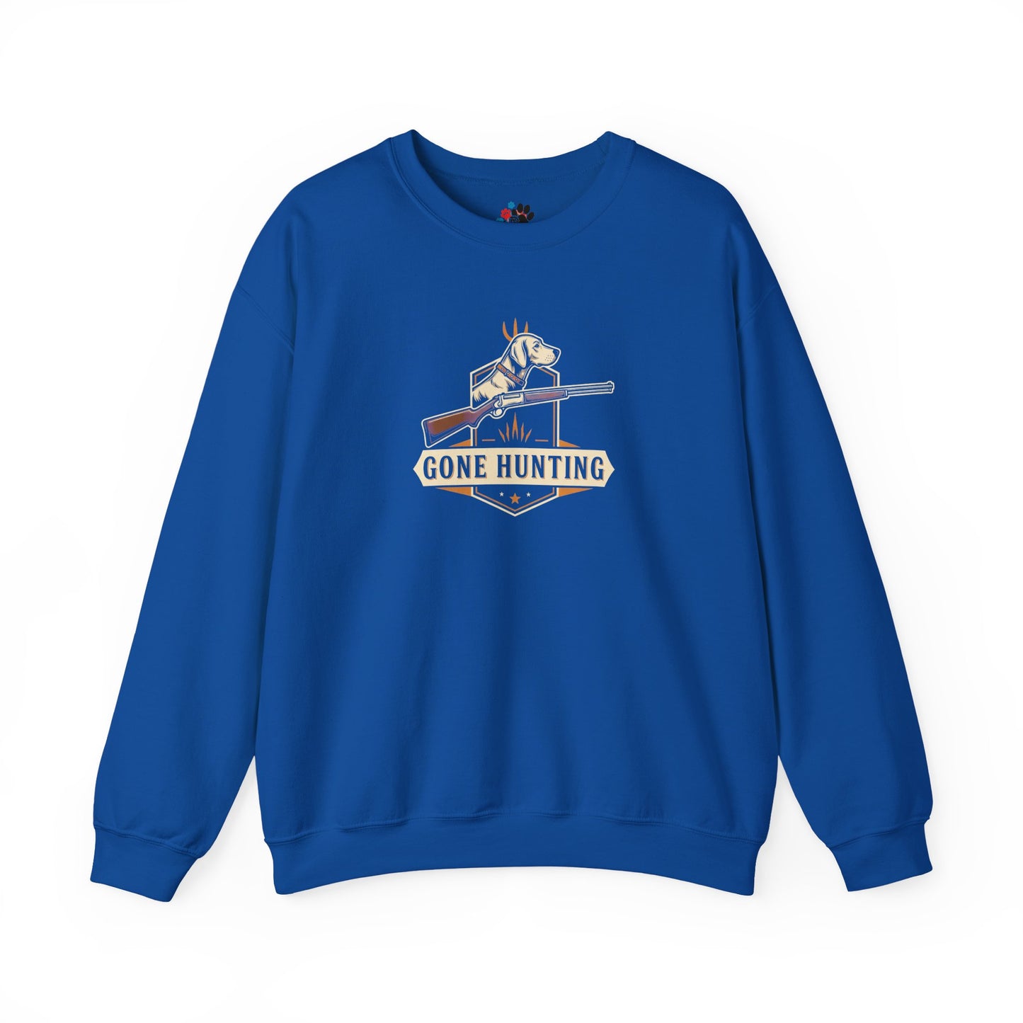 Gone Hunting Crewneck Sweatshirt for Outdoor Enthusiasts