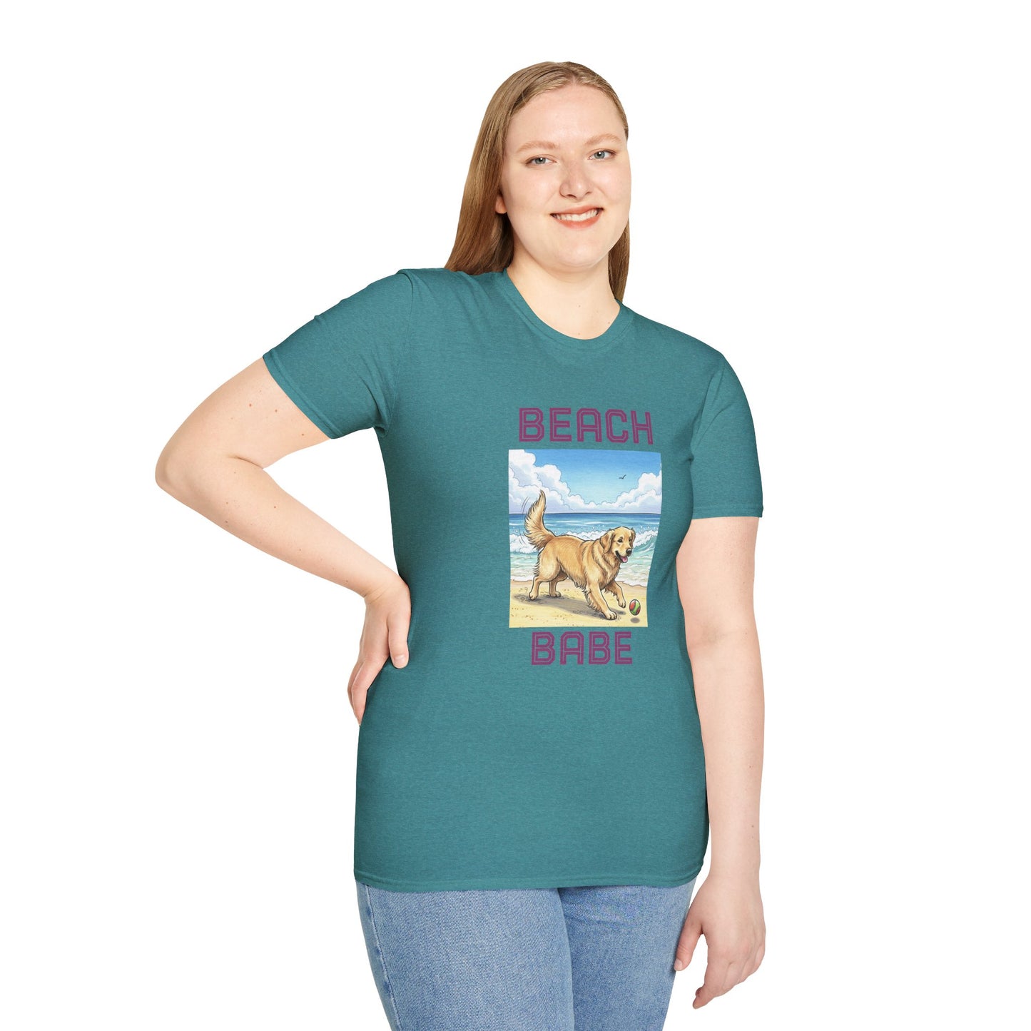 Beach Babe Dog Lover T-Shirt