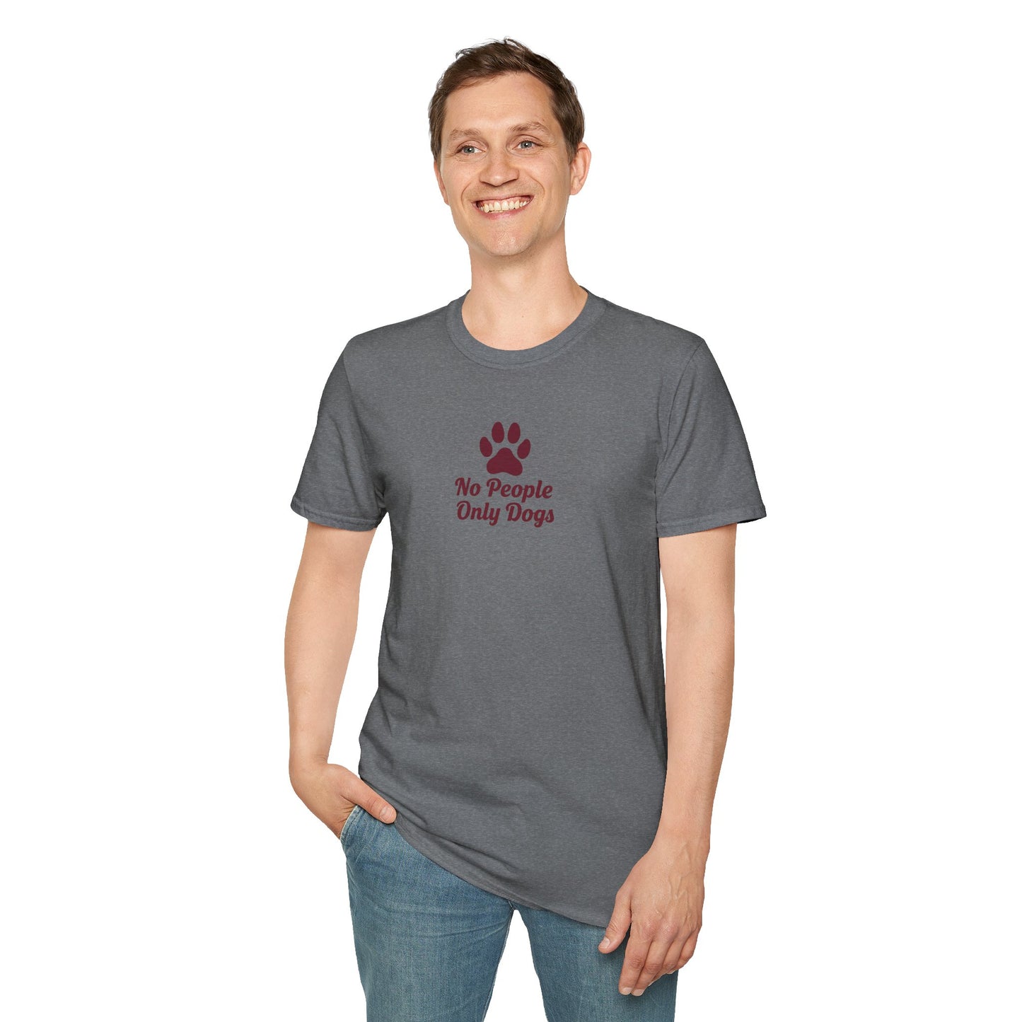 Dog Lovers T-Shirt, No People Only Dogs Tee