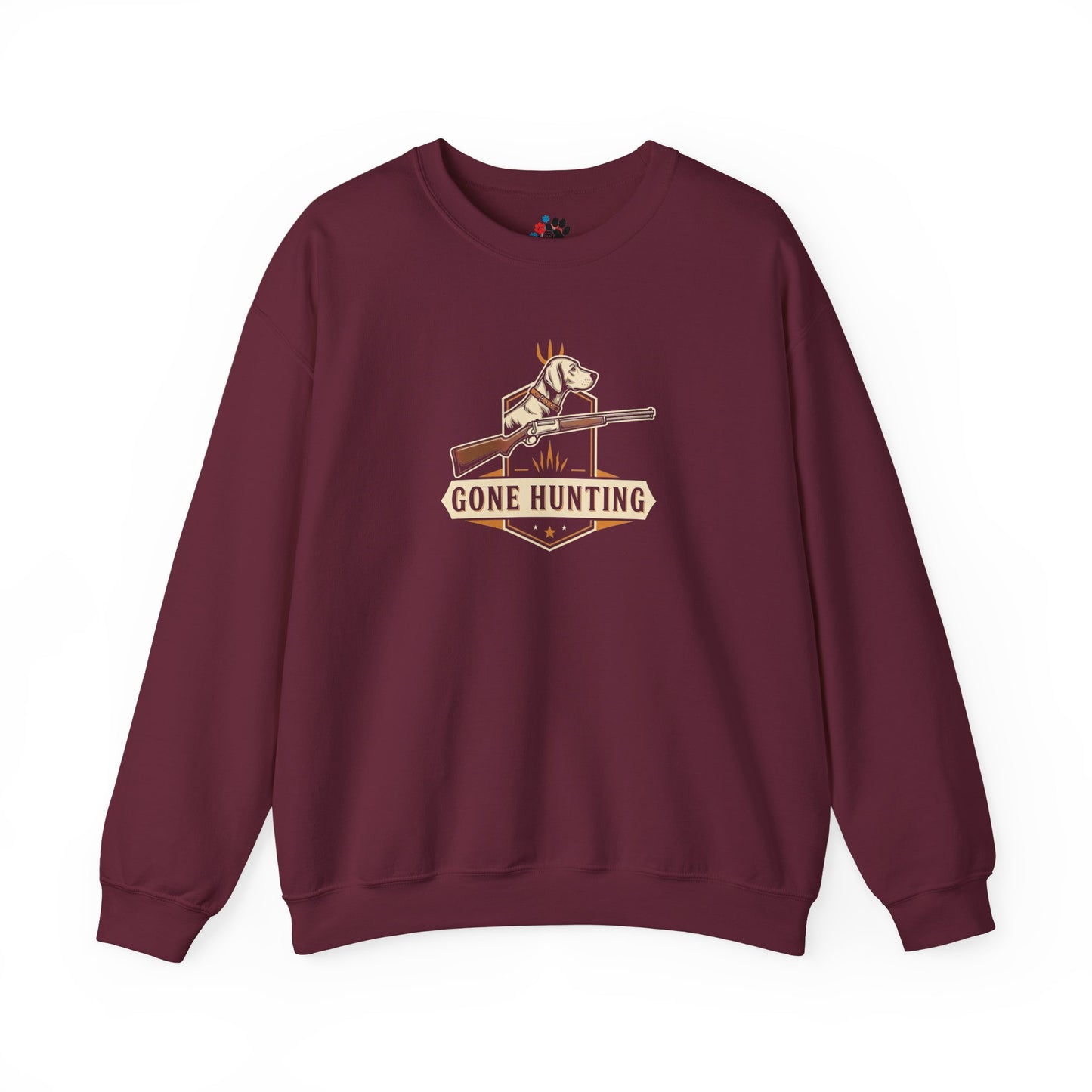 Gone Hunting Crewneck Sweatshirt for Outdoor Enthusiasts