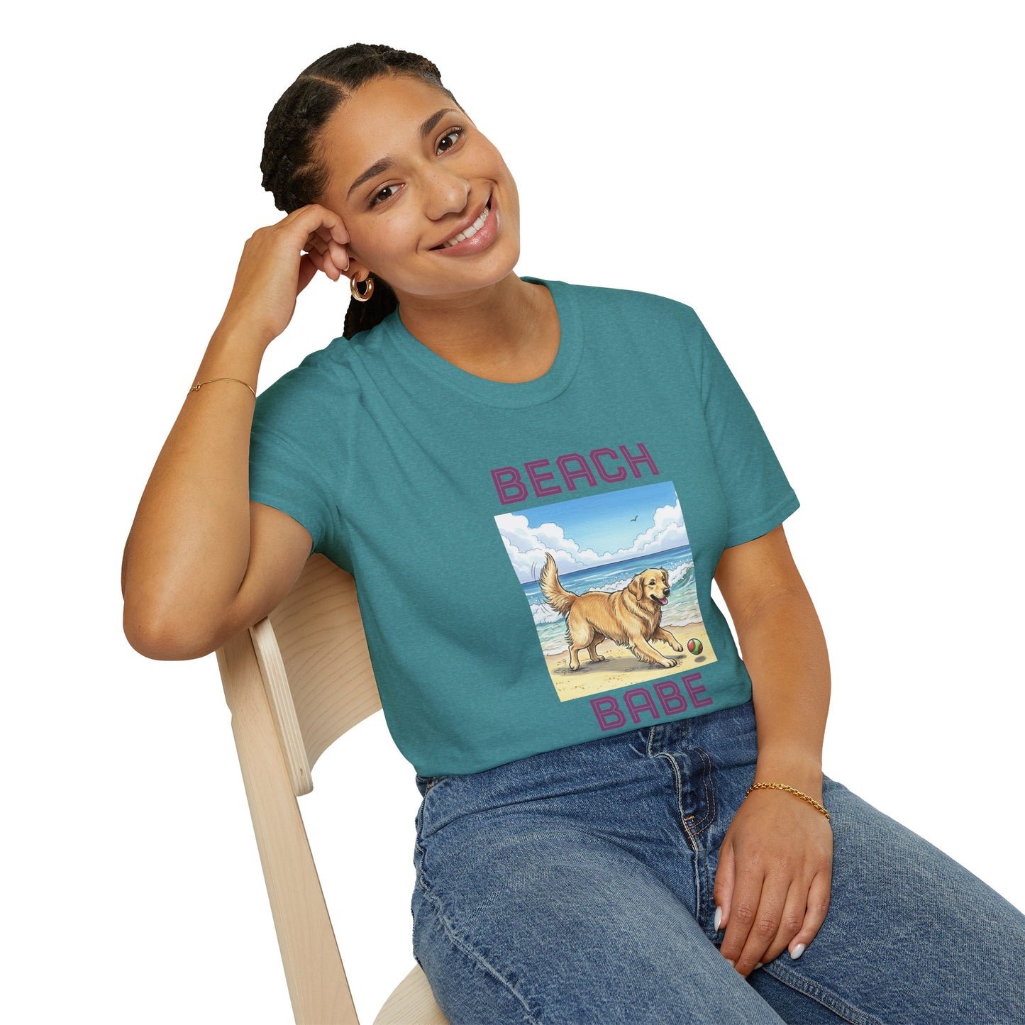 Beach Babe Dog Lover T-Shirt