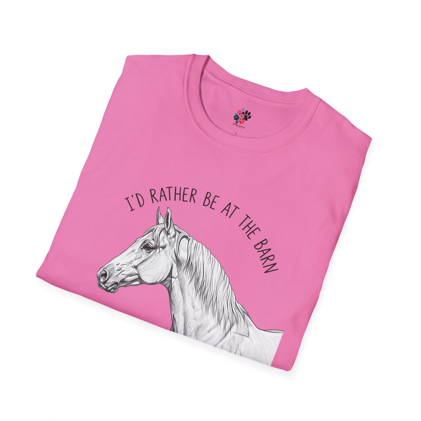 I'd Rather Be At The Barn Tee