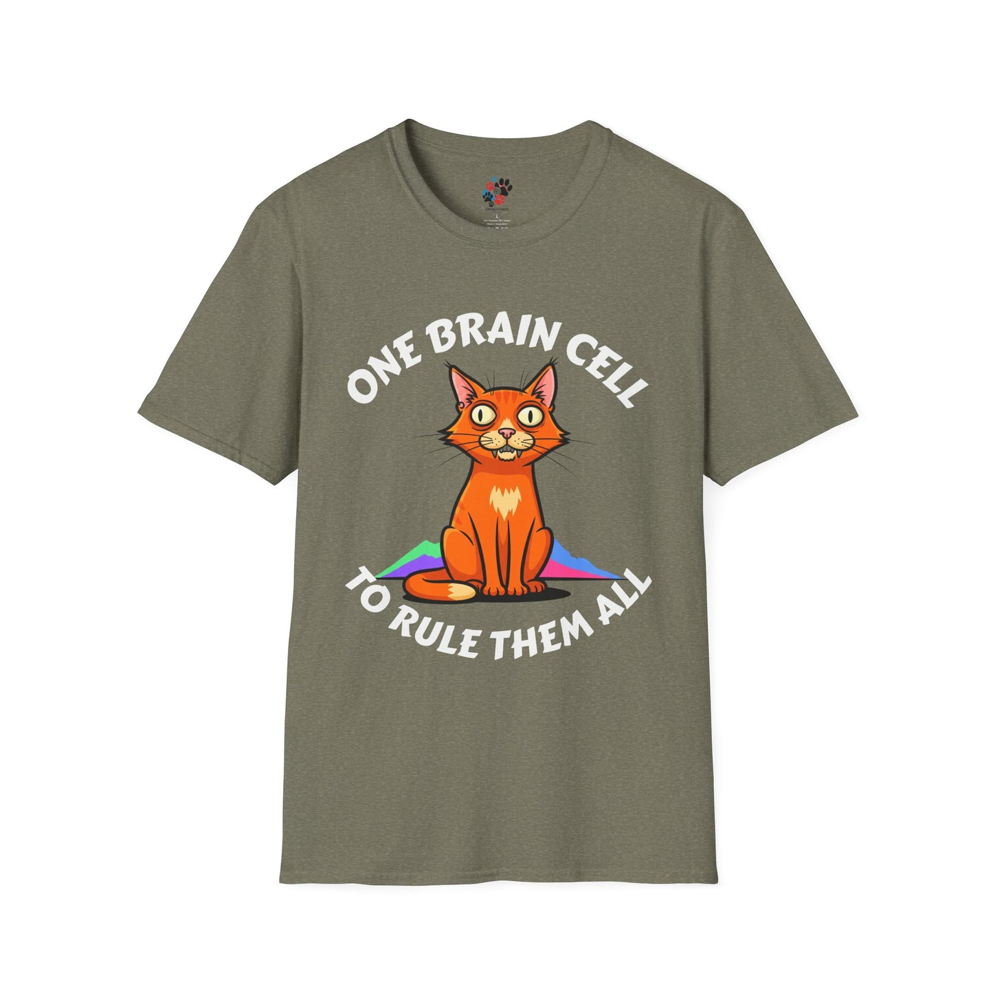 One Brain Cell - Orange Cat