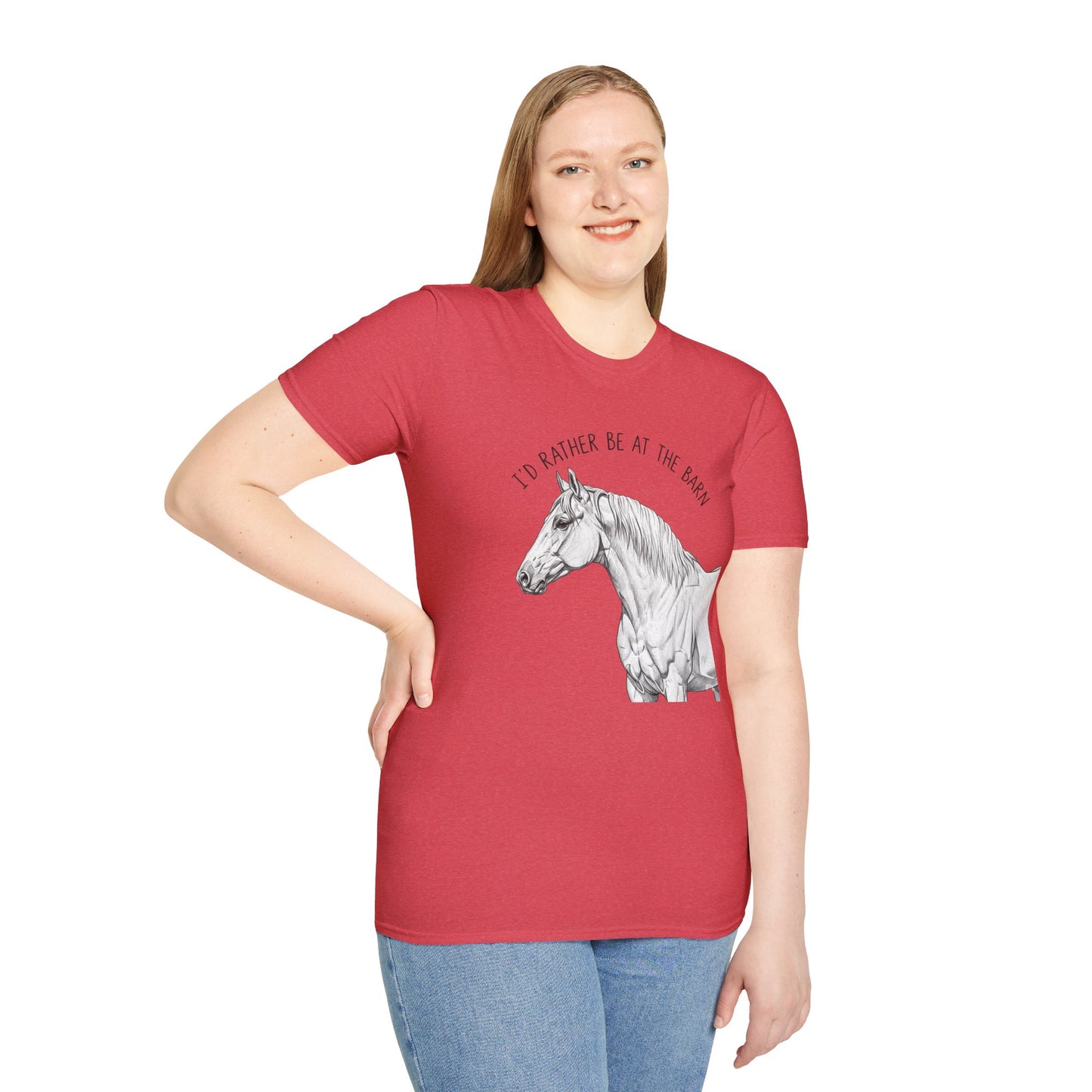 I'd Rather Be At The Barn Tee