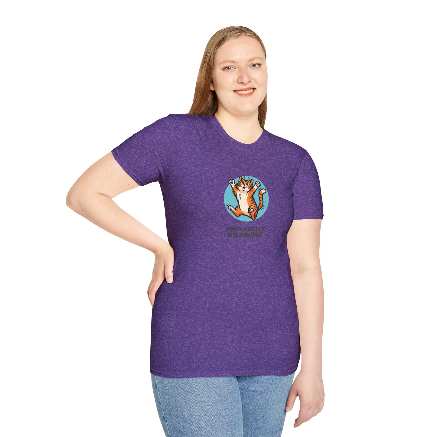Purr-fectly Hilarious Cat T-Shirt