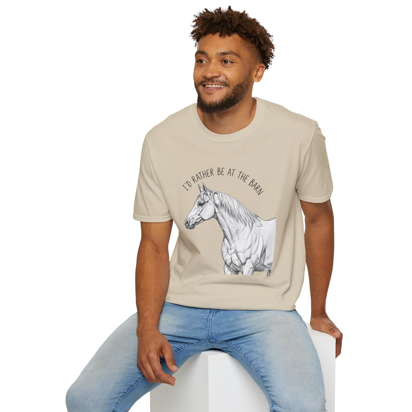 I'd Rather Be At The Barn Tee