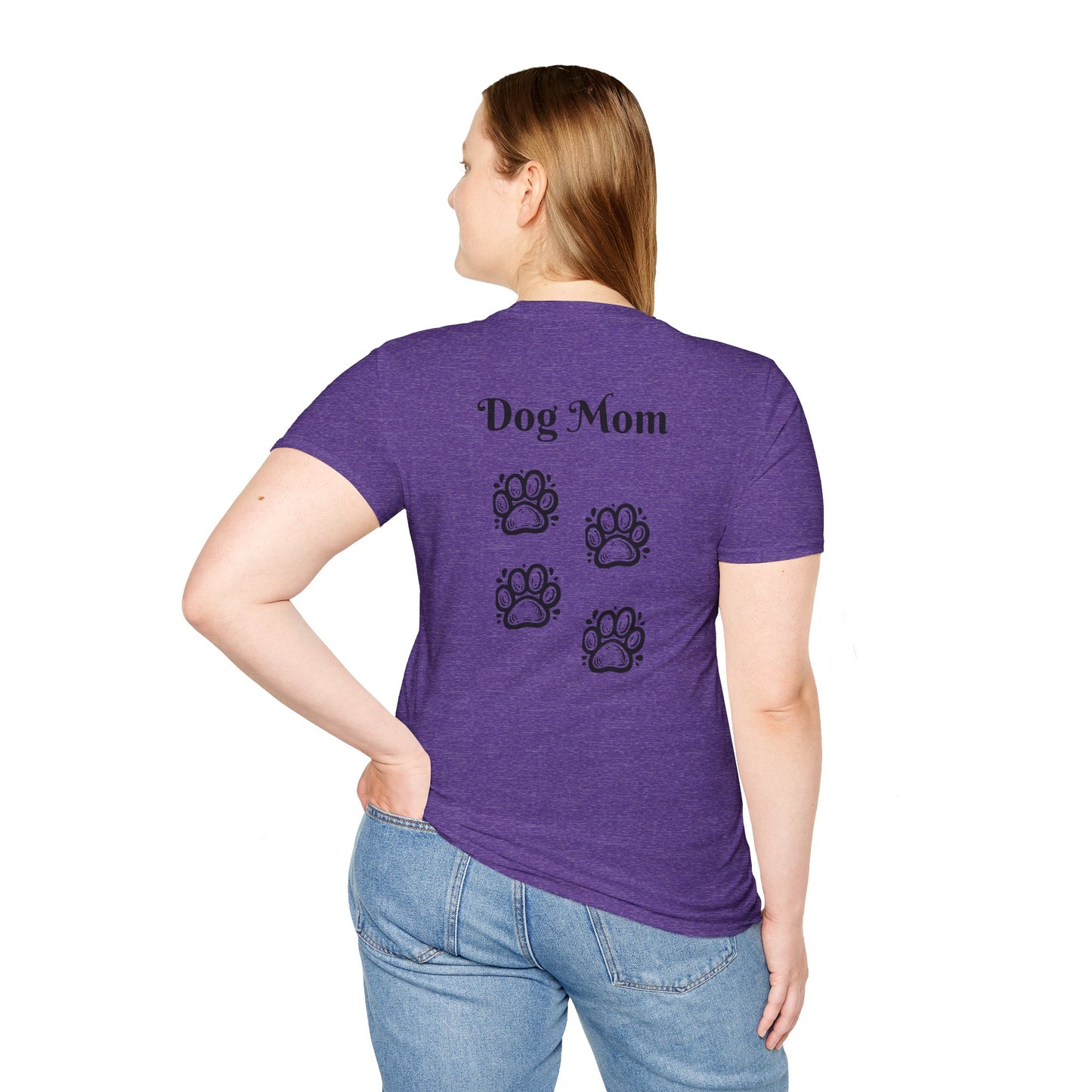 Dog Mom Front and Back print