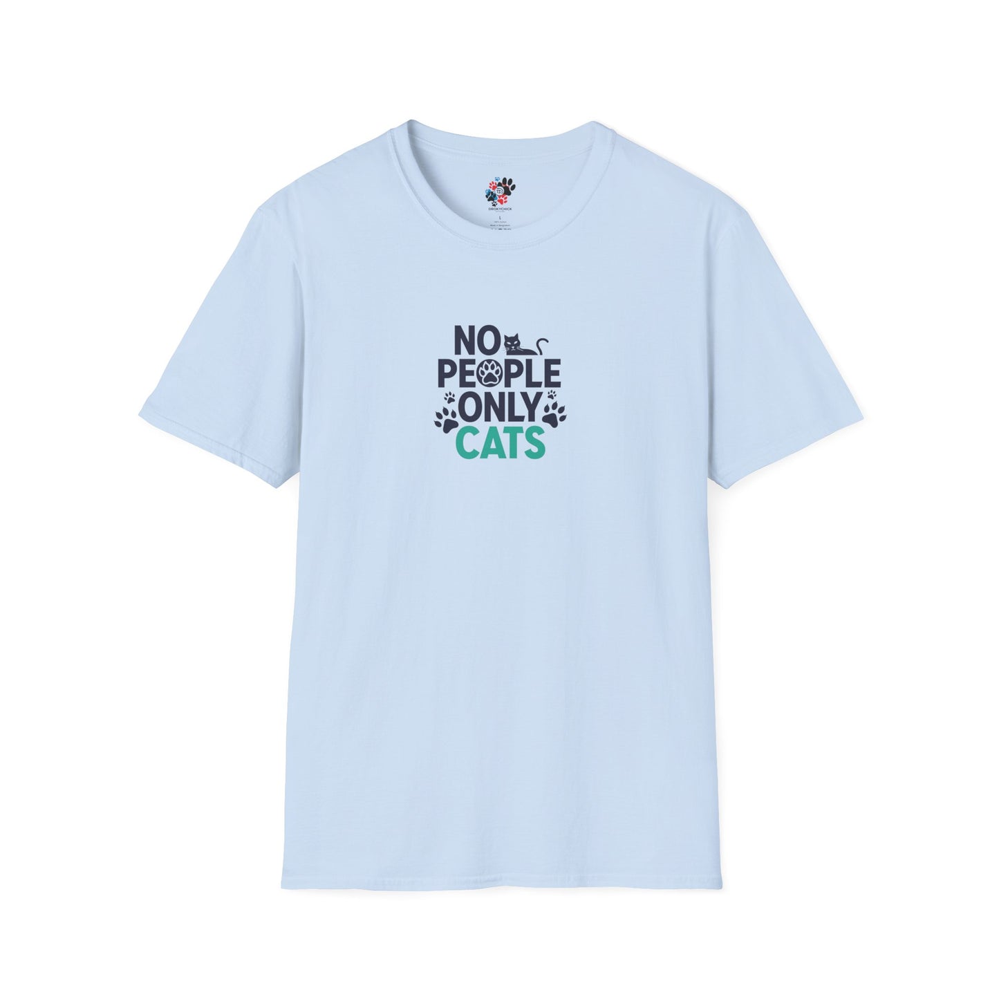 Cat Lovers Tee | No People, Only Cats| Funny Cat Tee