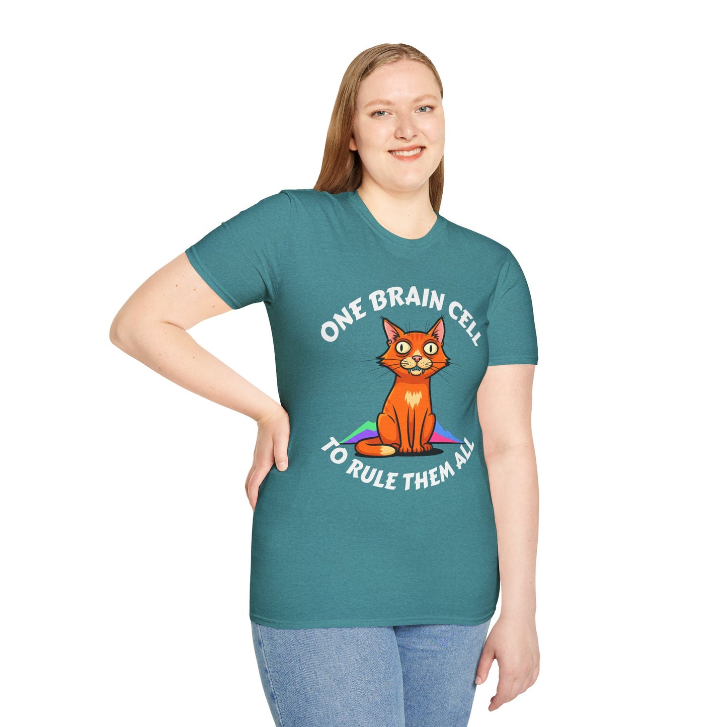 One Brain Cell - Orange Cat