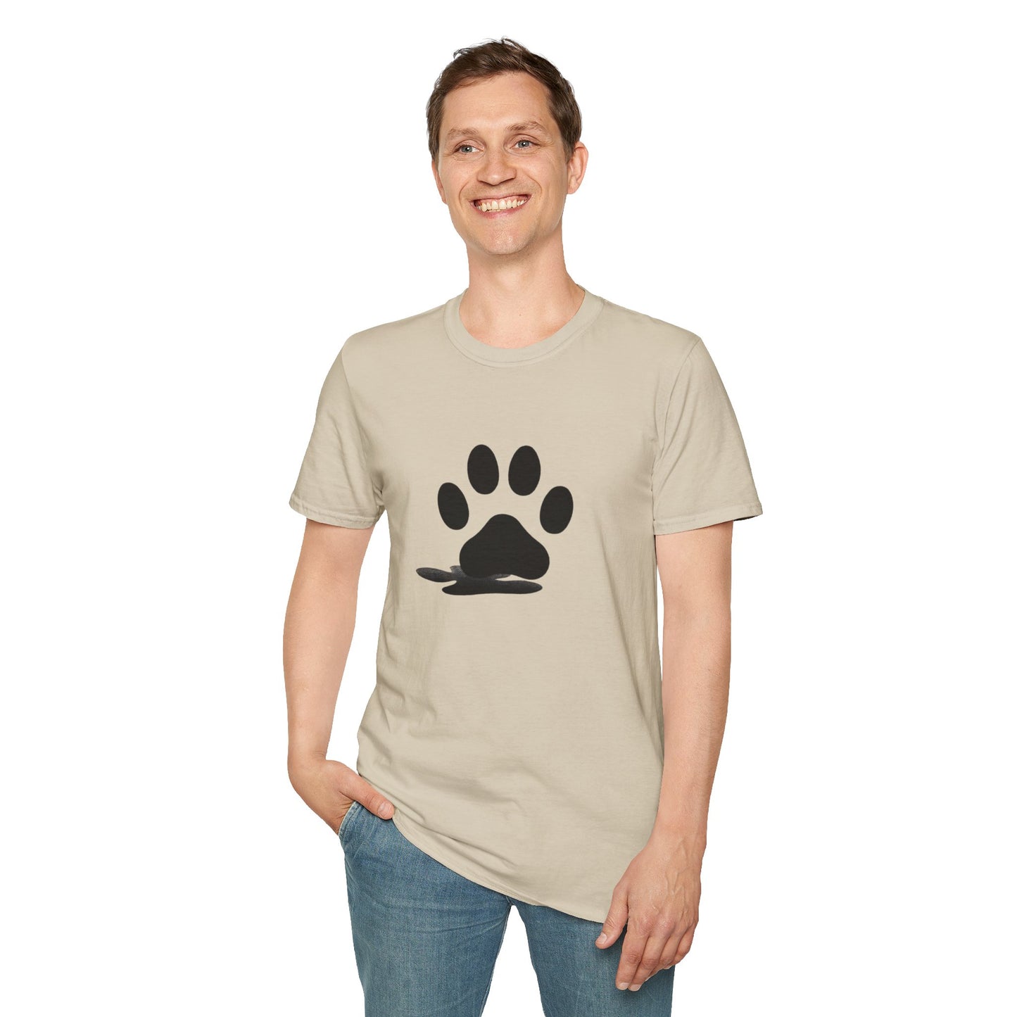 Paw Print Graphic T-Shirt
