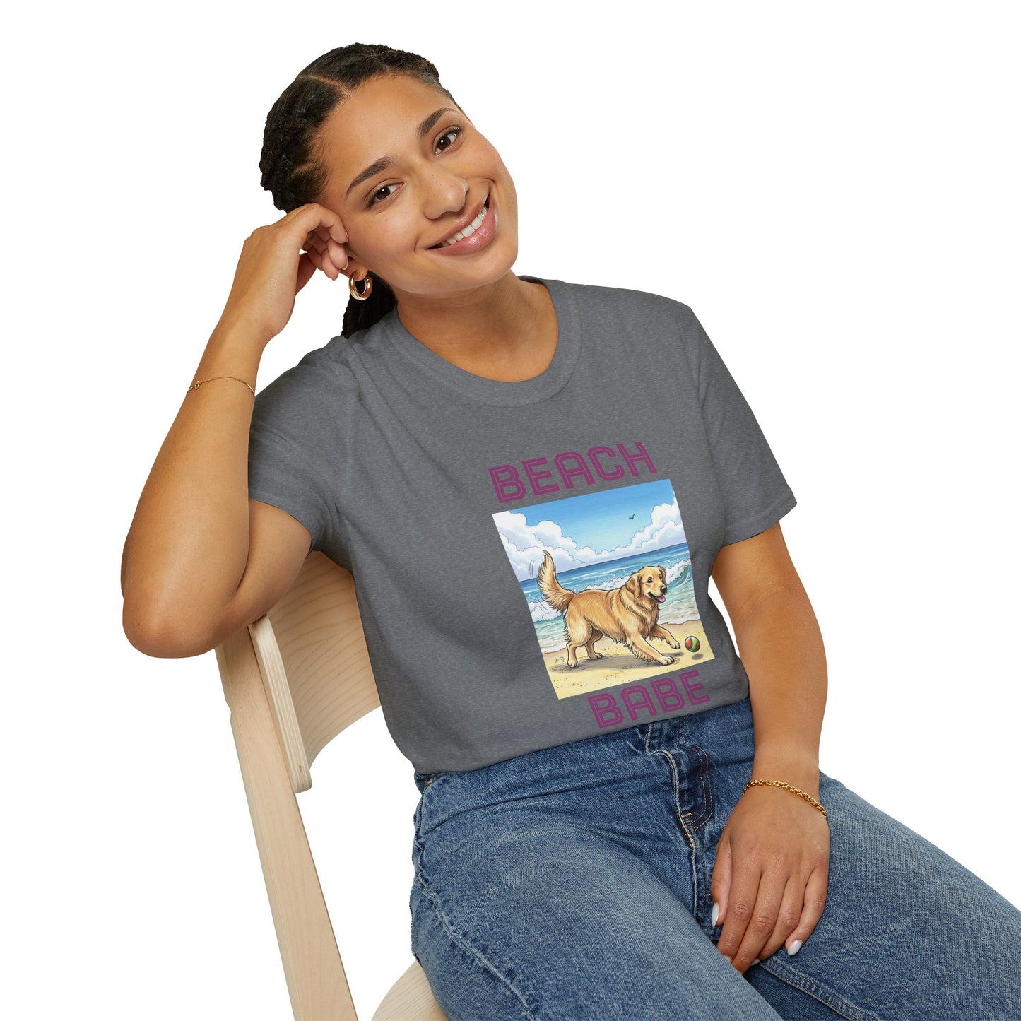 Beach Babe Dog Lover T-Shirt