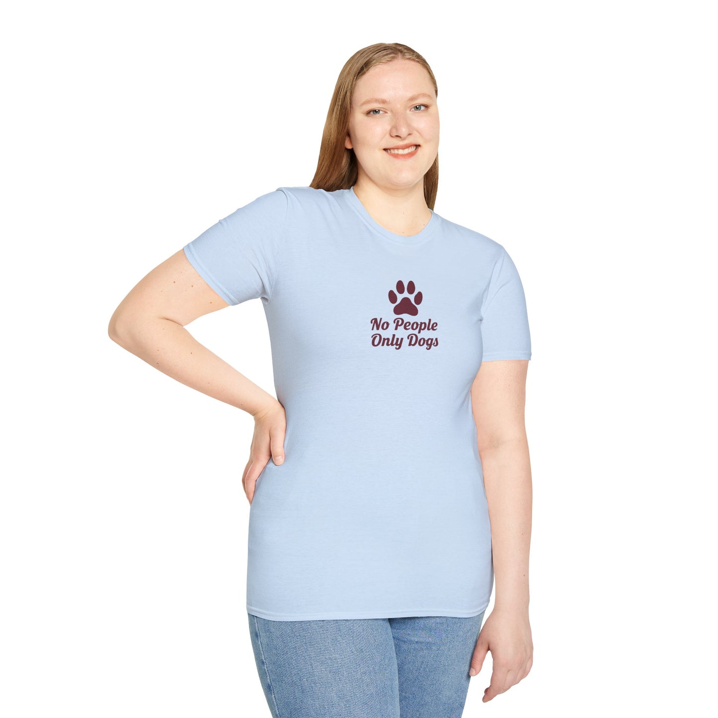 Dog Lovers T-Shirt, No People Only Dogs Tee