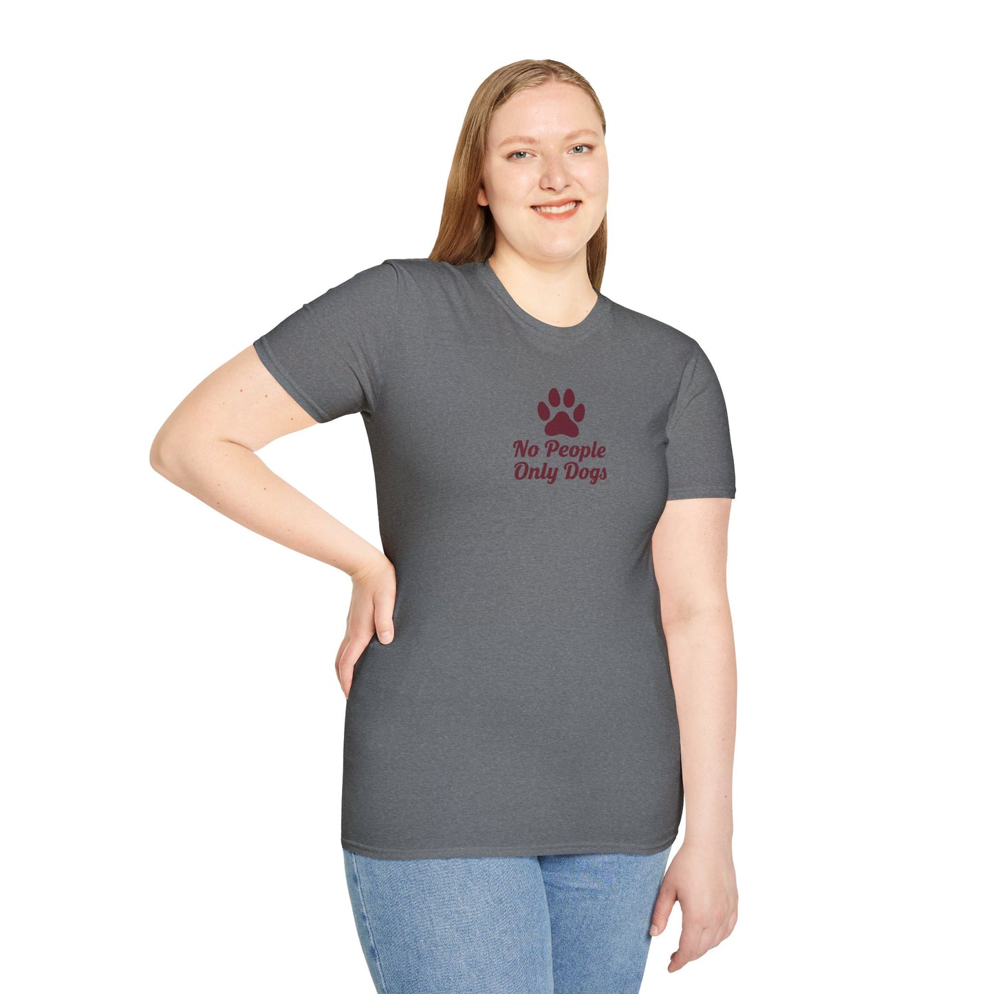 Dog Lovers T-Shirt, No People Only Dogs Tee