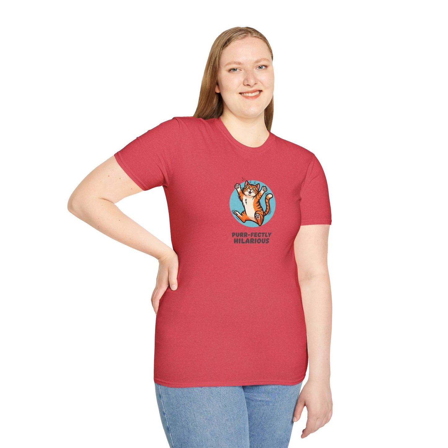 Purr-fectly Hilarious Cat T-Shirt