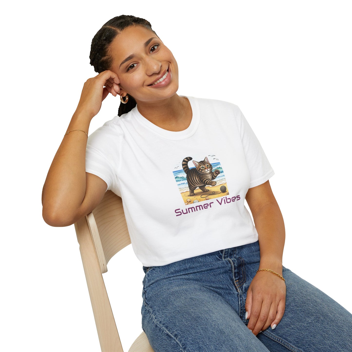 Summer Vibes Cat T-Shirt