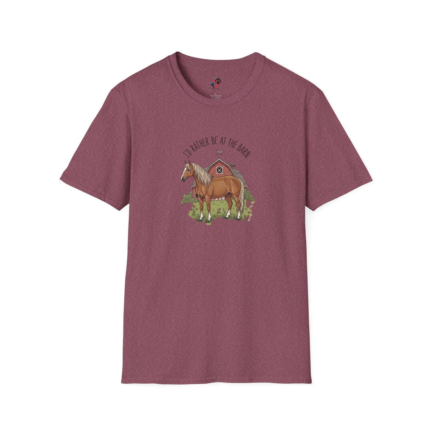 Horse Lover's Softstyle T-Shirt - Perfect for Farm Days