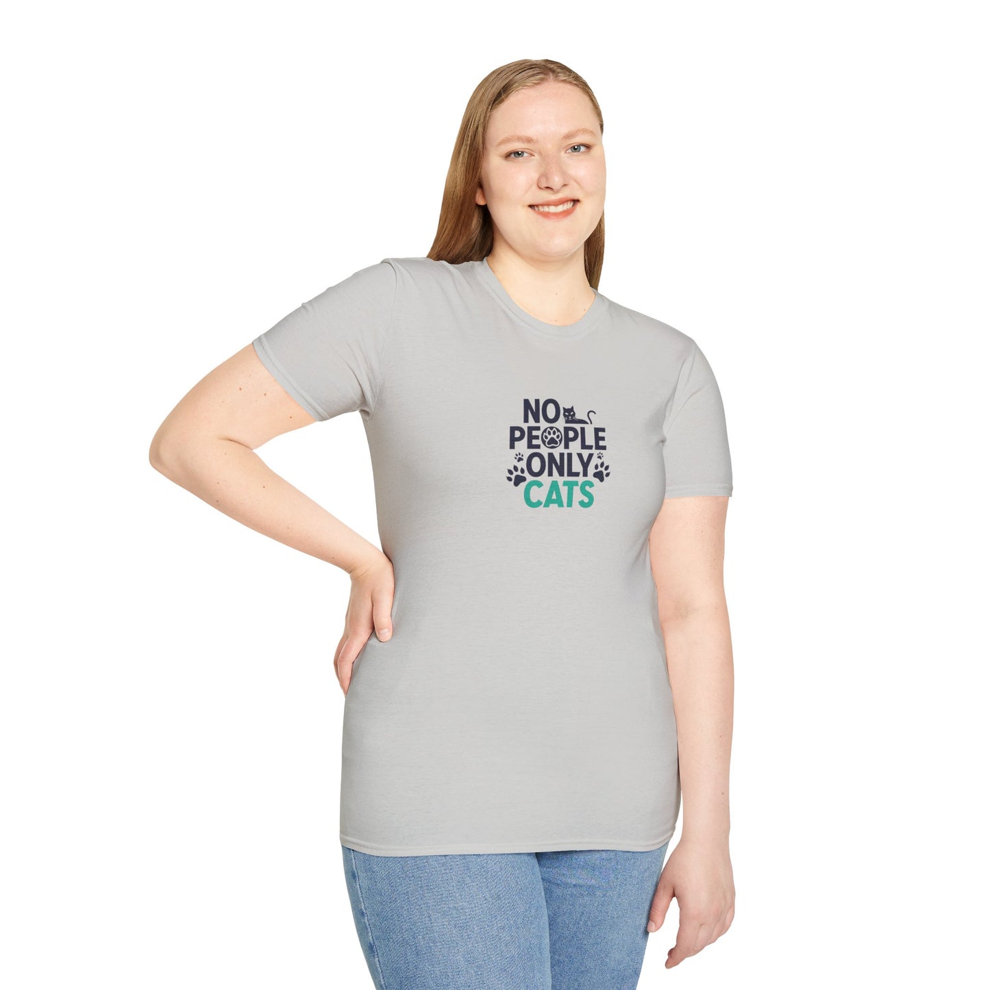 Cat Lovers Tee | No People, Only Cats| Funny Cat Tee