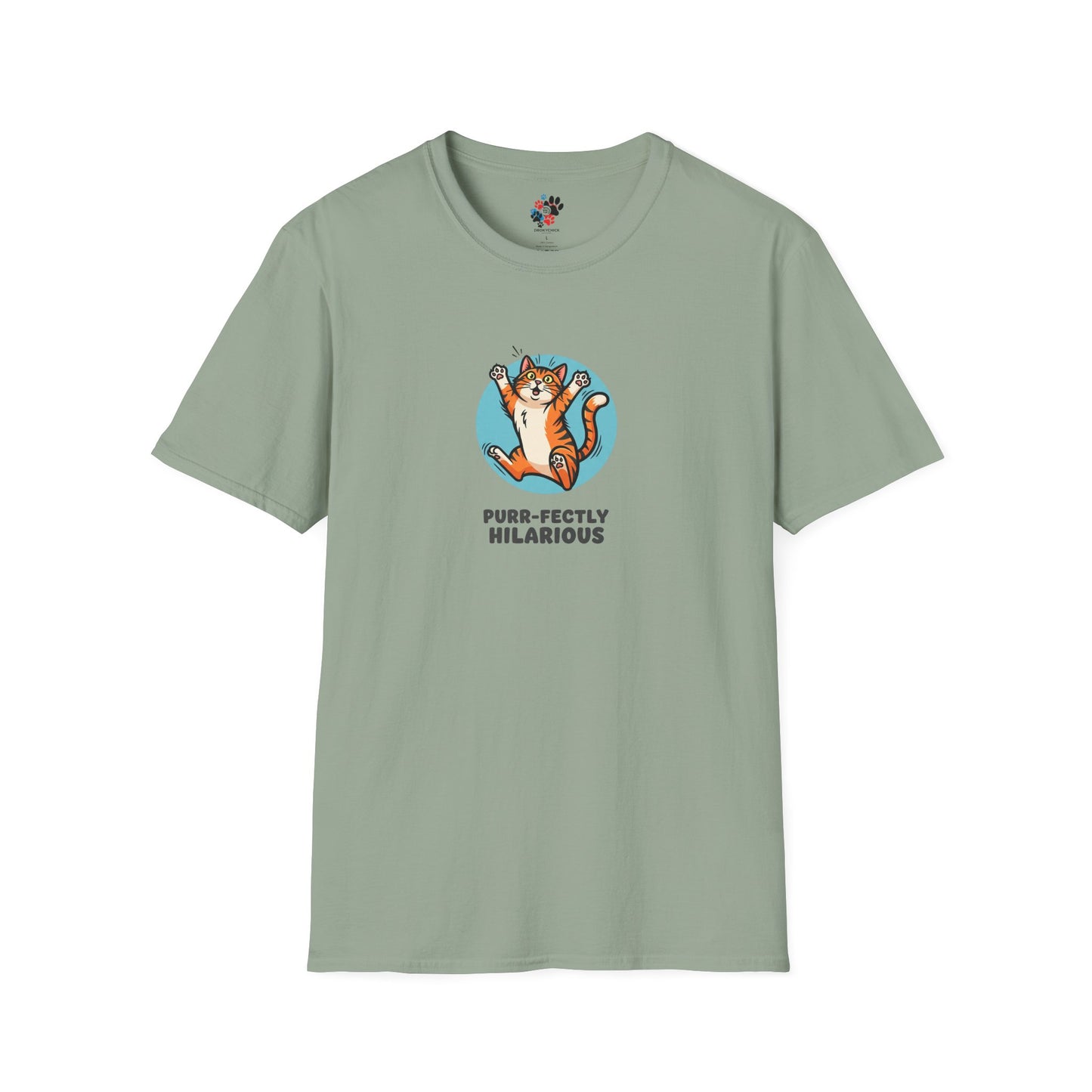 Purr-fectly Hilarious Cat T-Shirt