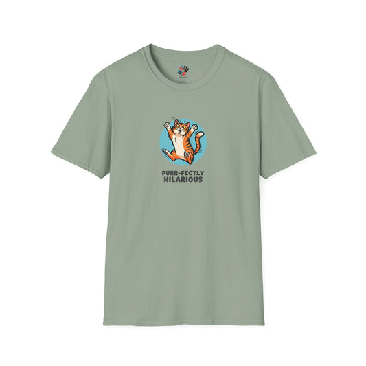 Purr-fectly Hilarious Cat T-Shirt
