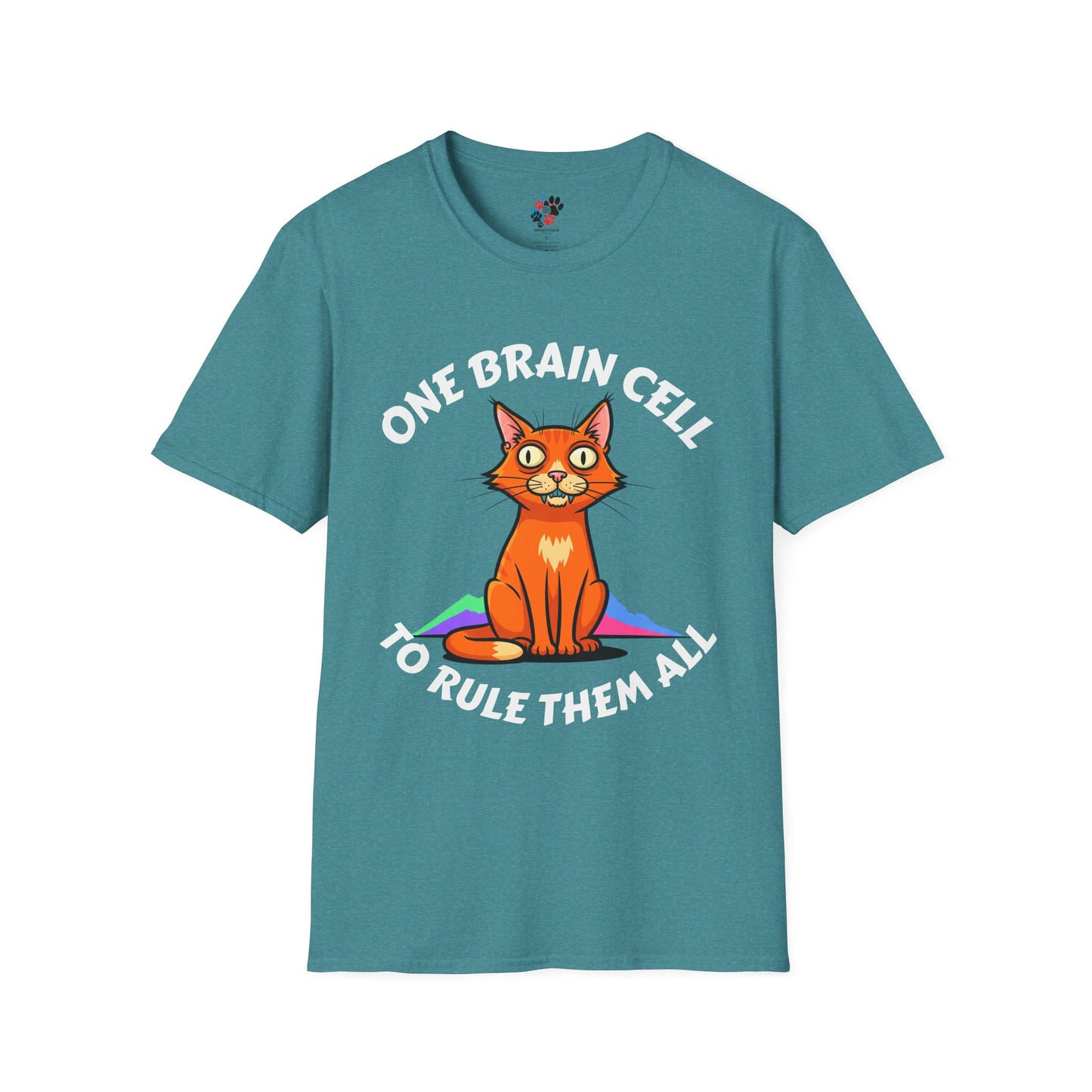 One Brain Cell - Orange Cat