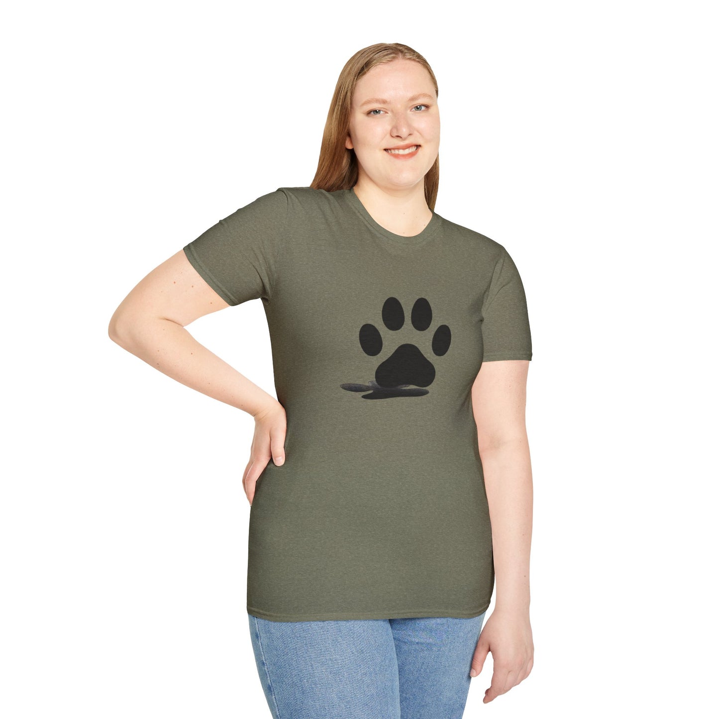 Paw Print Graphic T-Shirt