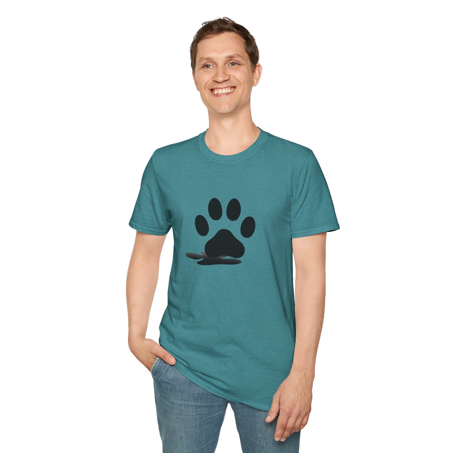 Paw Print Graphic T-Shirt