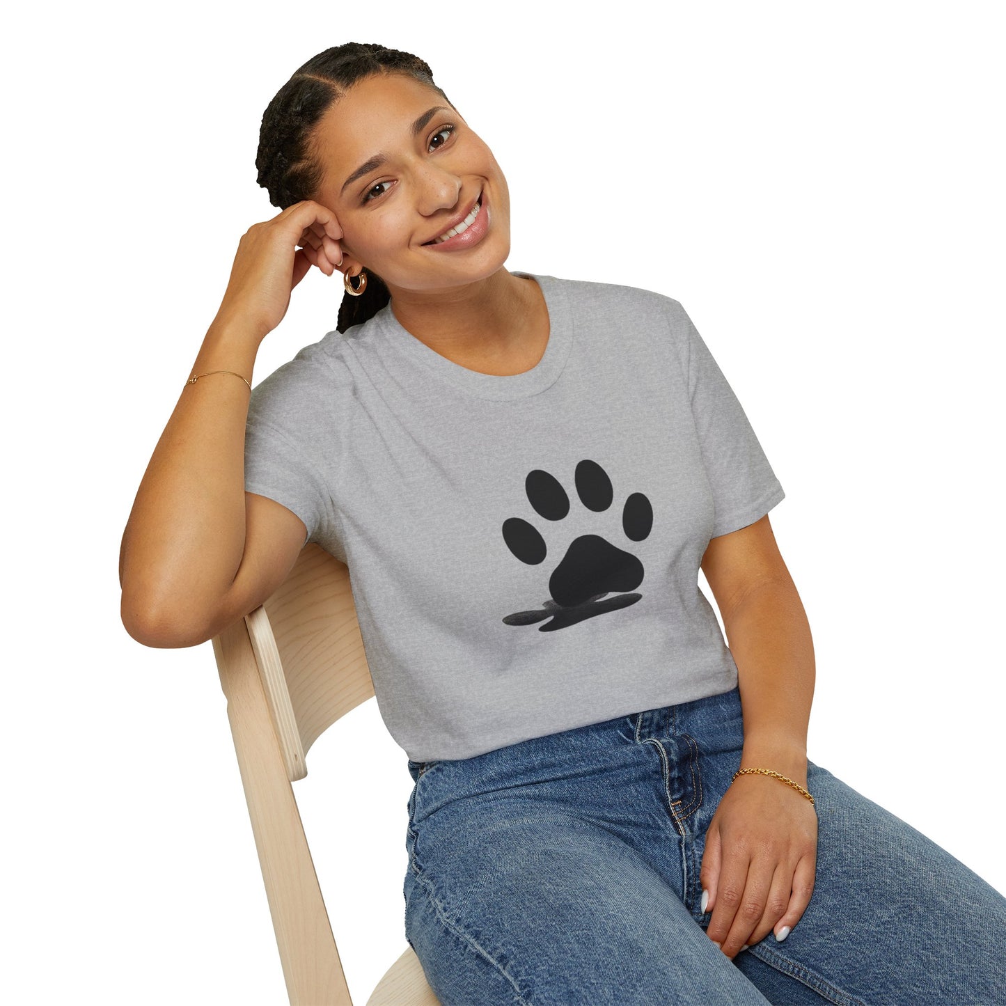 Paw Print Graphic T-Shirt