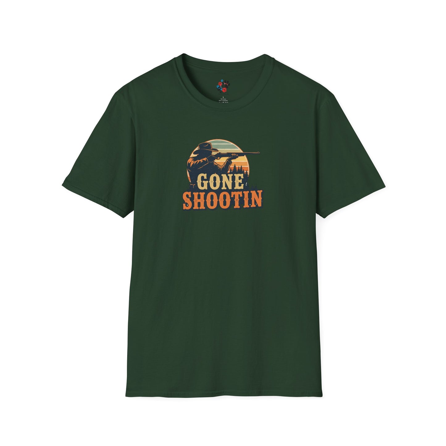 Gone Shootin'Softstyle T-Shirt - Outdoorsy Tee