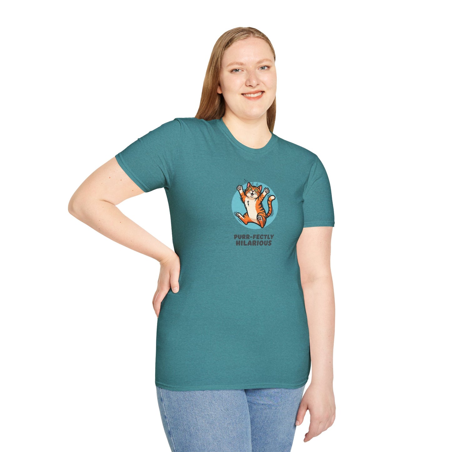 Purr-fectly Hilarious Cat T-Shirt