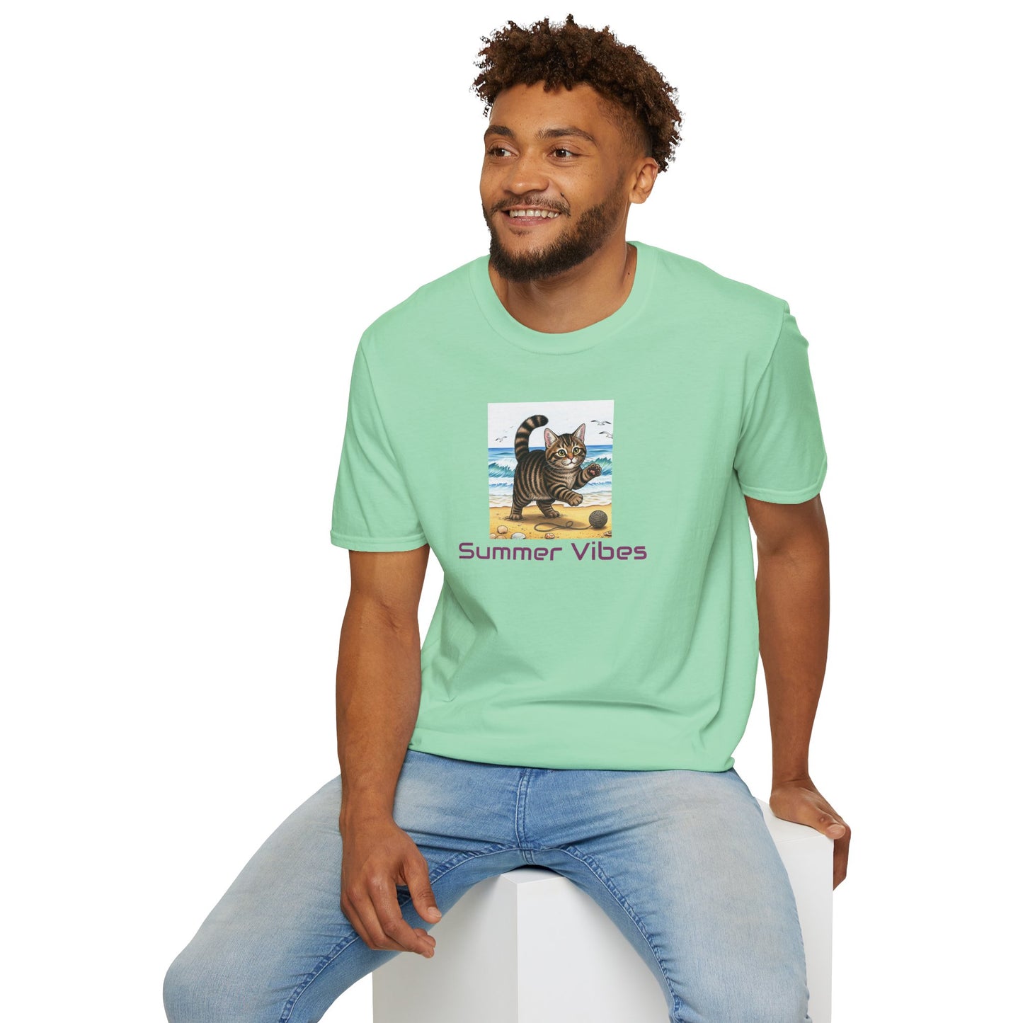 Summer Vibes Cat T-Shirt