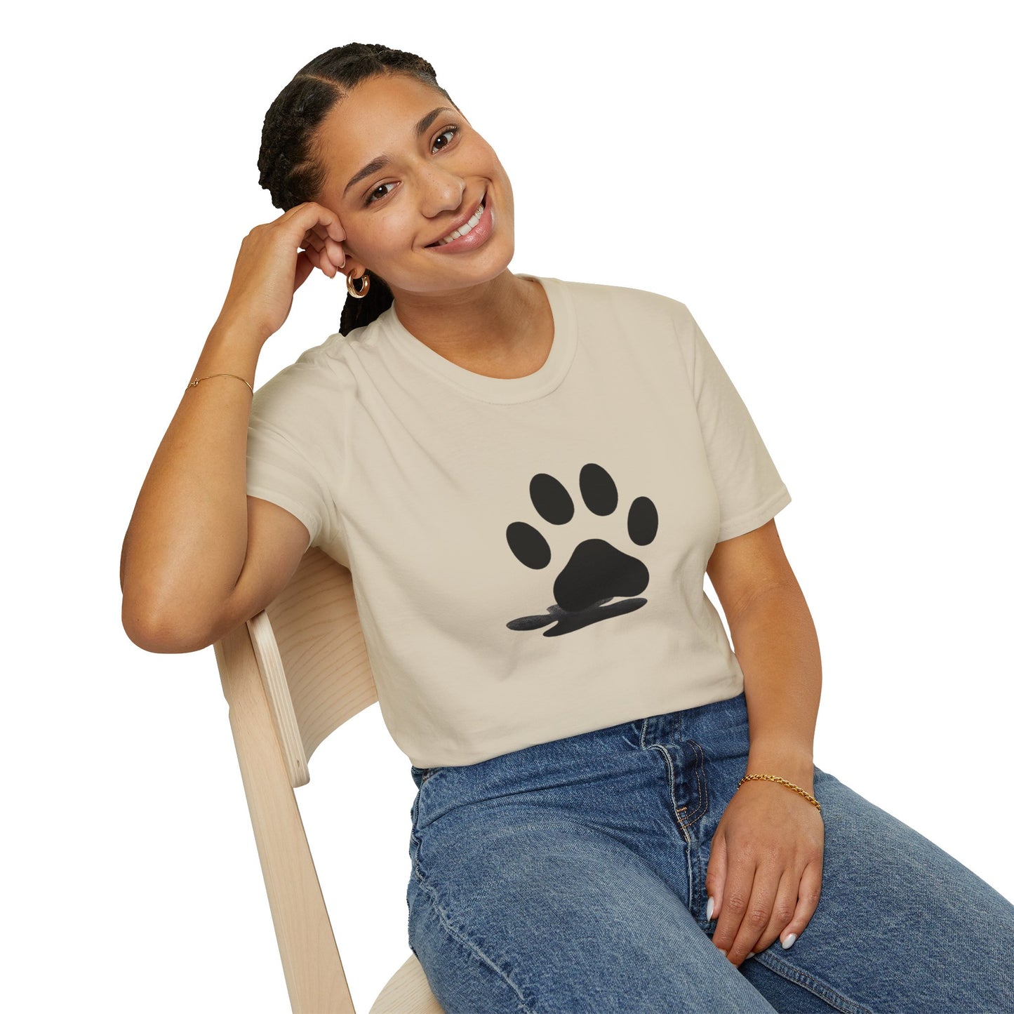 Paw Print Graphic T-Shirt