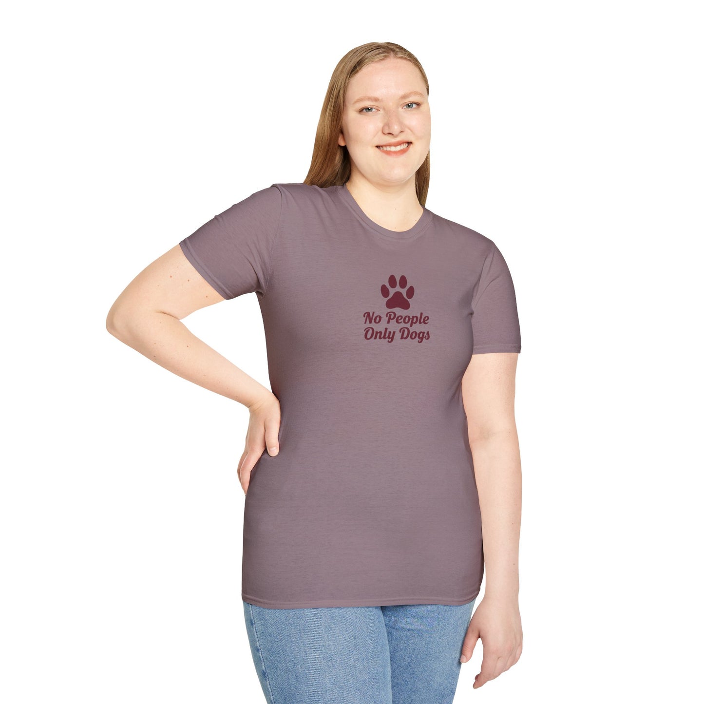 Dog Lovers T-Shirt, No People Only Dogs Tee