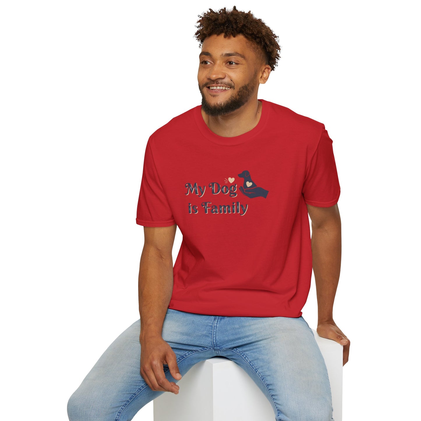 My Dog is Family Softstyle T-Shirt