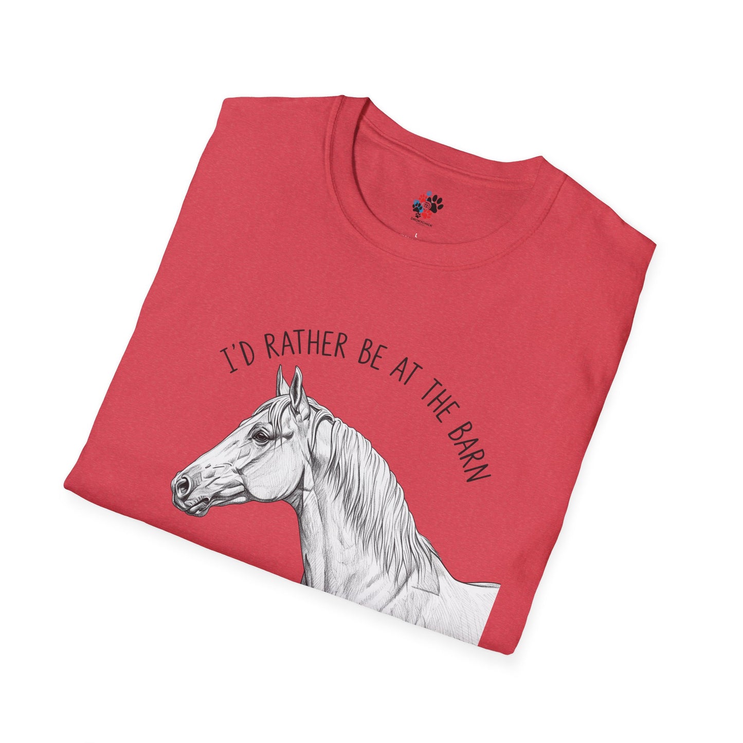 I'd Rather Be At The Barn Tee