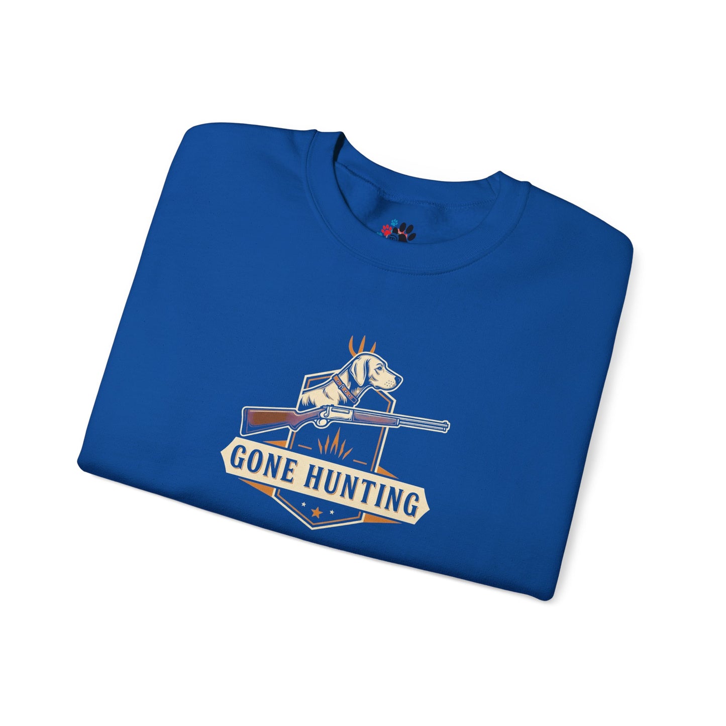 Gone Hunting Crewneck Sweatshirt for Outdoor Enthusiasts