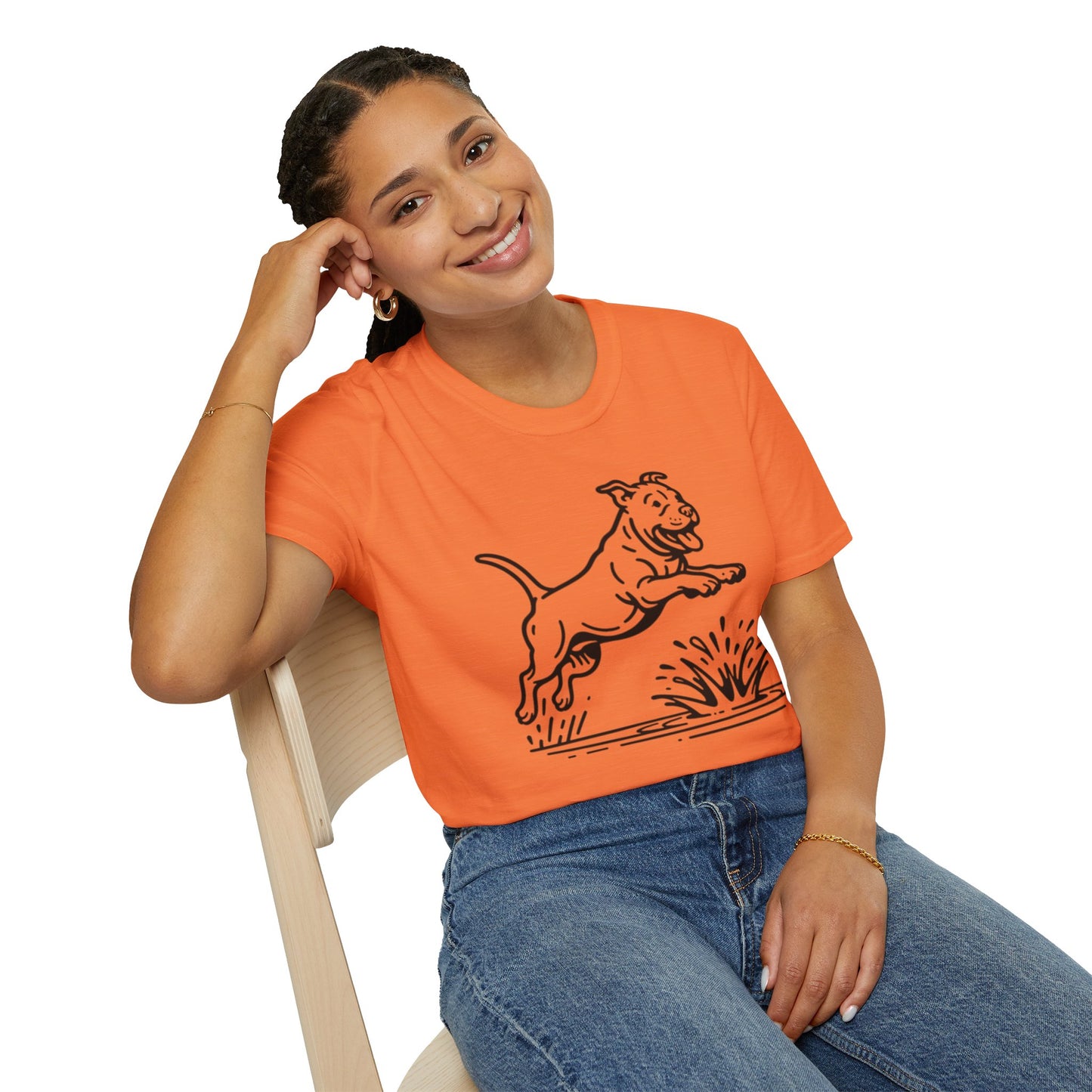 Dog Mom Front and Back print