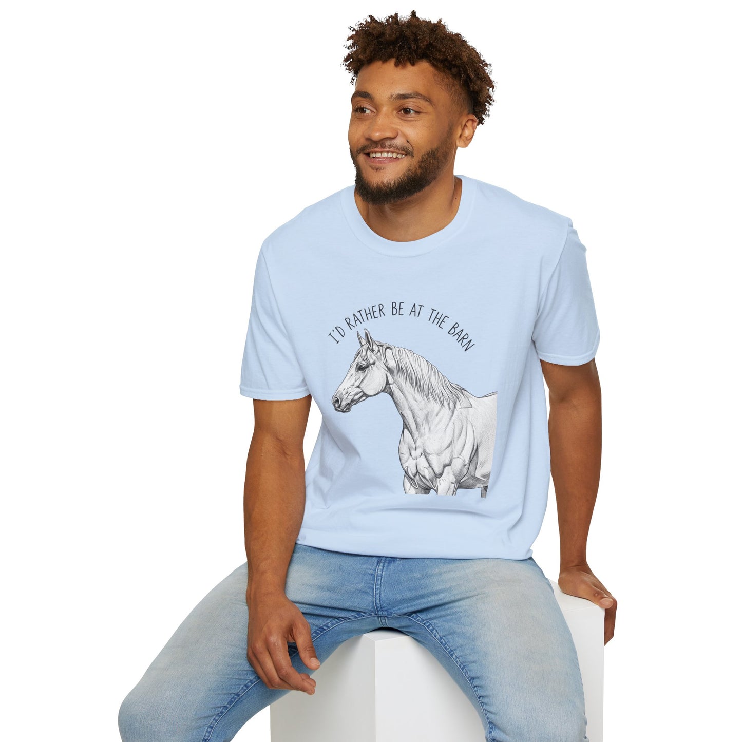 I'd Rather Be At The Barn Tee